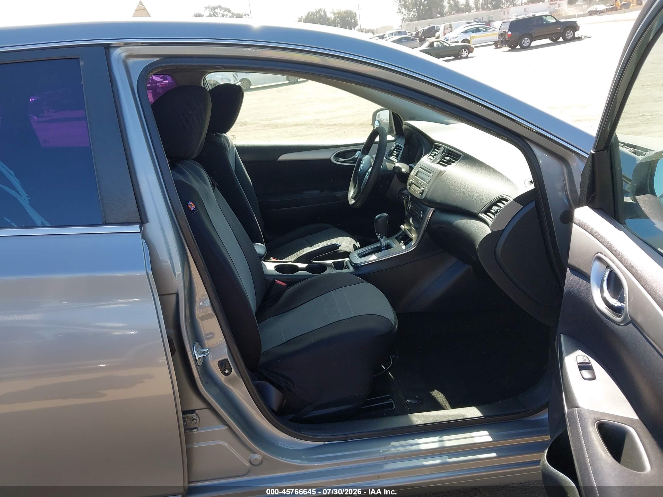 2014 Nissan Sentra Sv Silver vin: 3N1AB7AP1EY299999