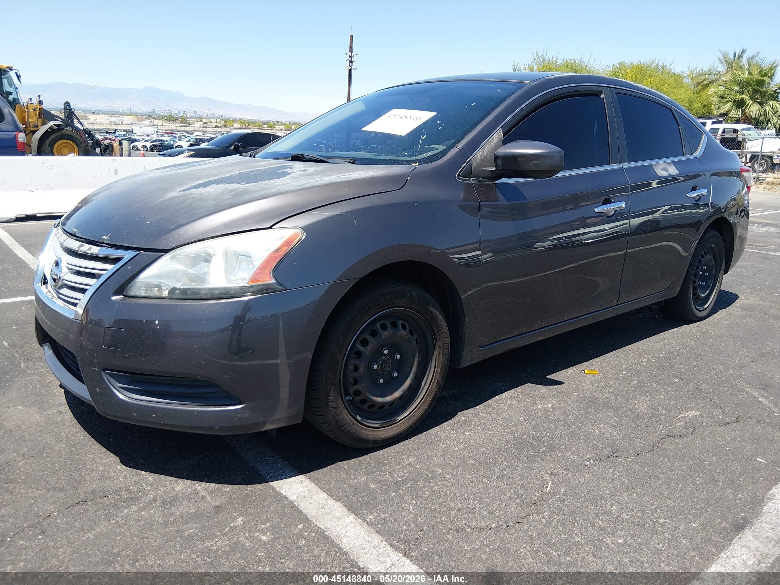 2014 Nissan Sentra Sv Коричневый vin: 3N1AB7AP1EY300648