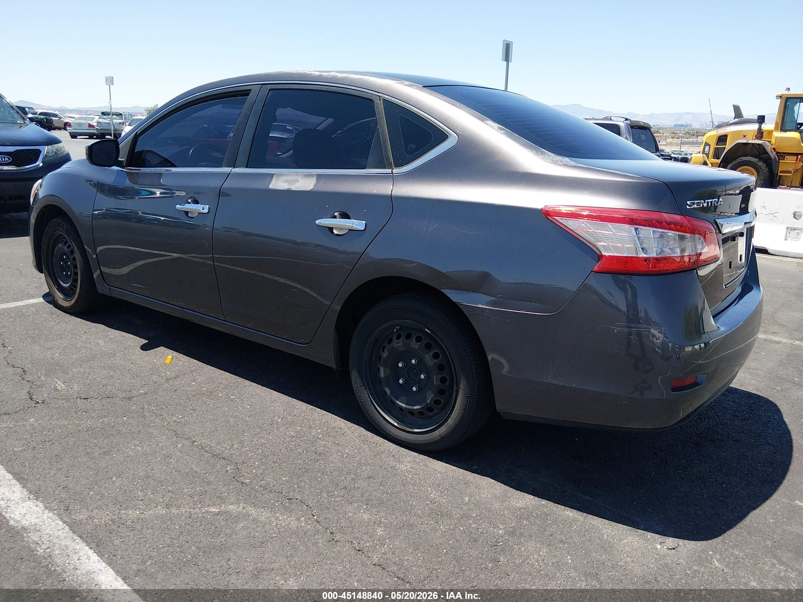 2014 Nissan Sentra Sv Коричневый vin: 3N1AB7AP1EY300648