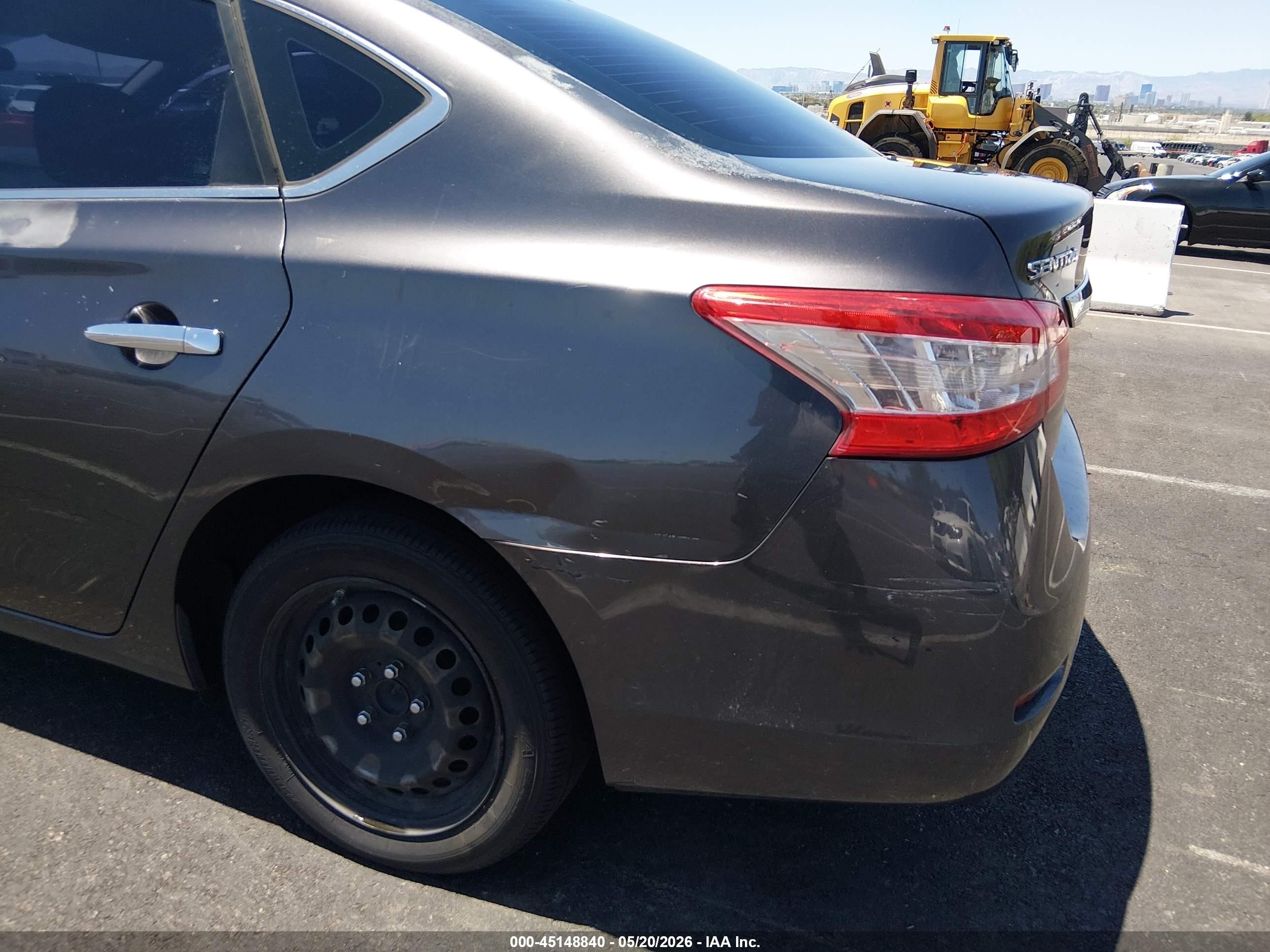 2014 Nissan Sentra Sv Коричневый vin: 3N1AB7AP1EY300648