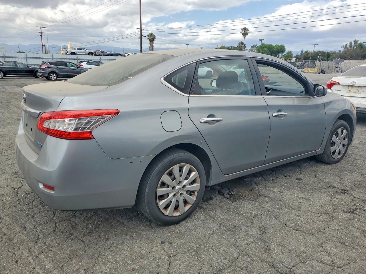 2014 Nissan Sentra S Gray vin: 3N1AB7AP1EY303288