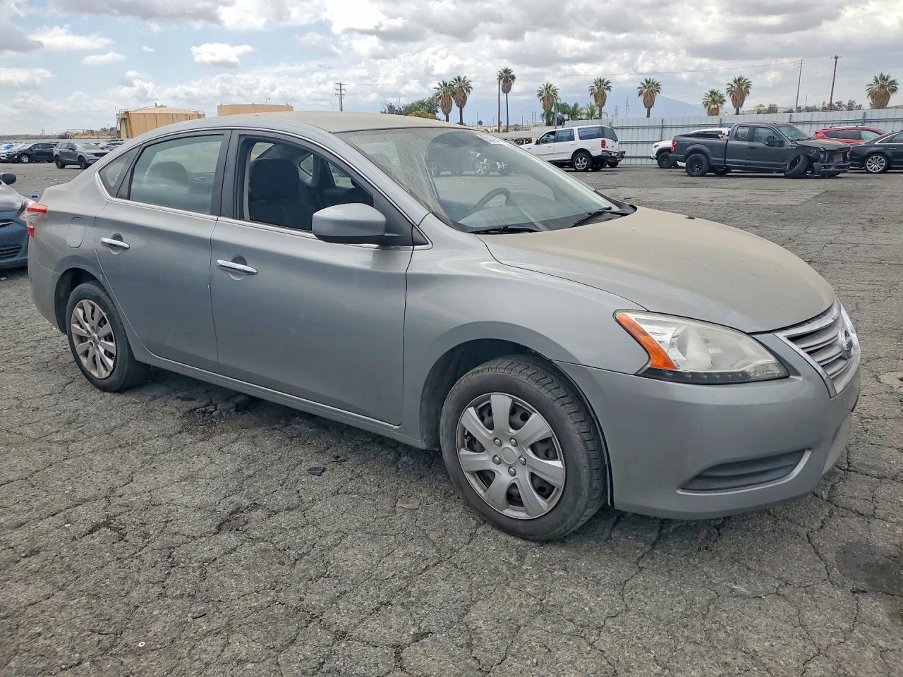 2014 Nissan Sentra S Gray vin: 3N1AB7AP1EY303288