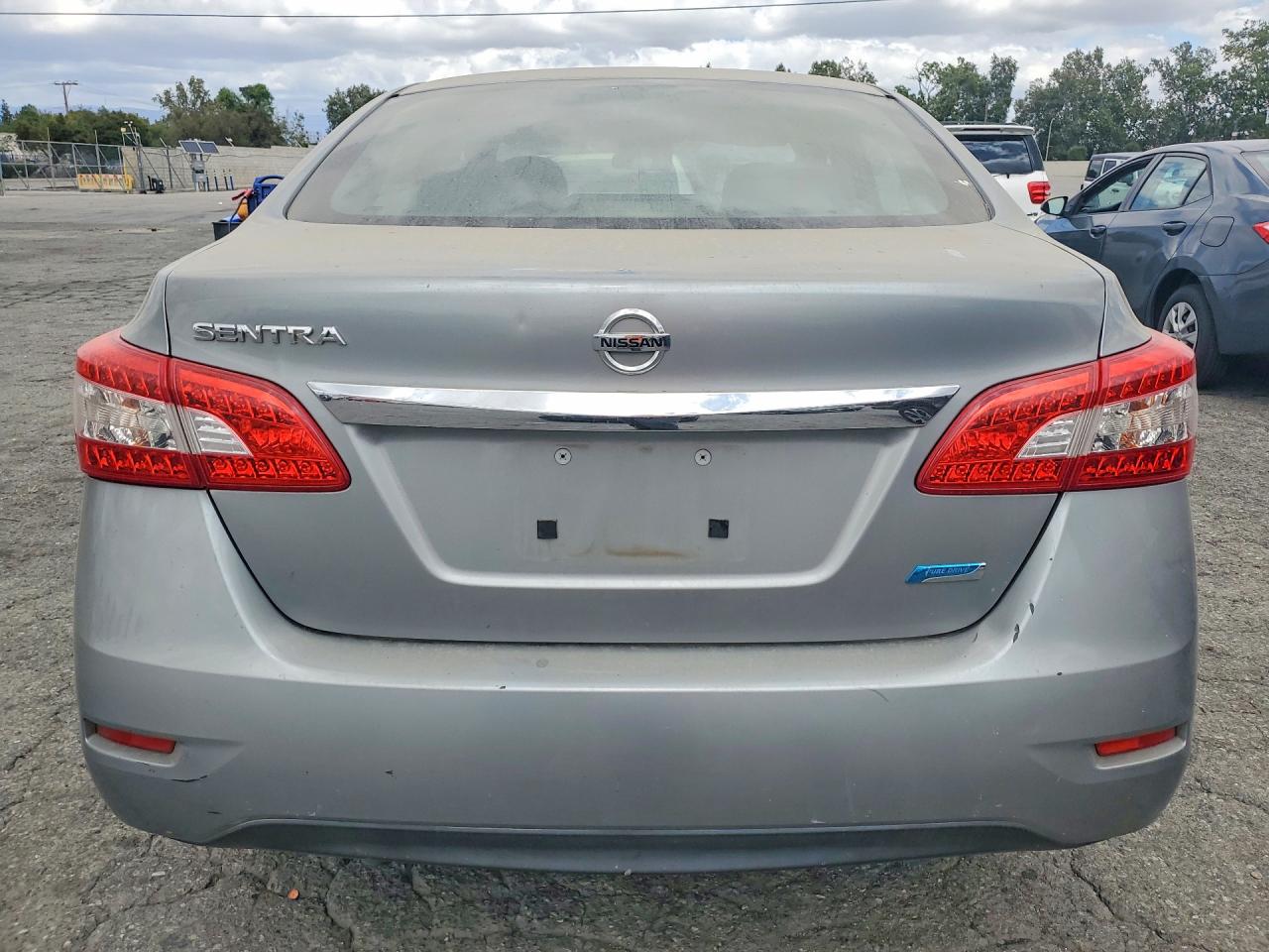 2014 Nissan Sentra S Gray vin: 3N1AB7AP1EY303288