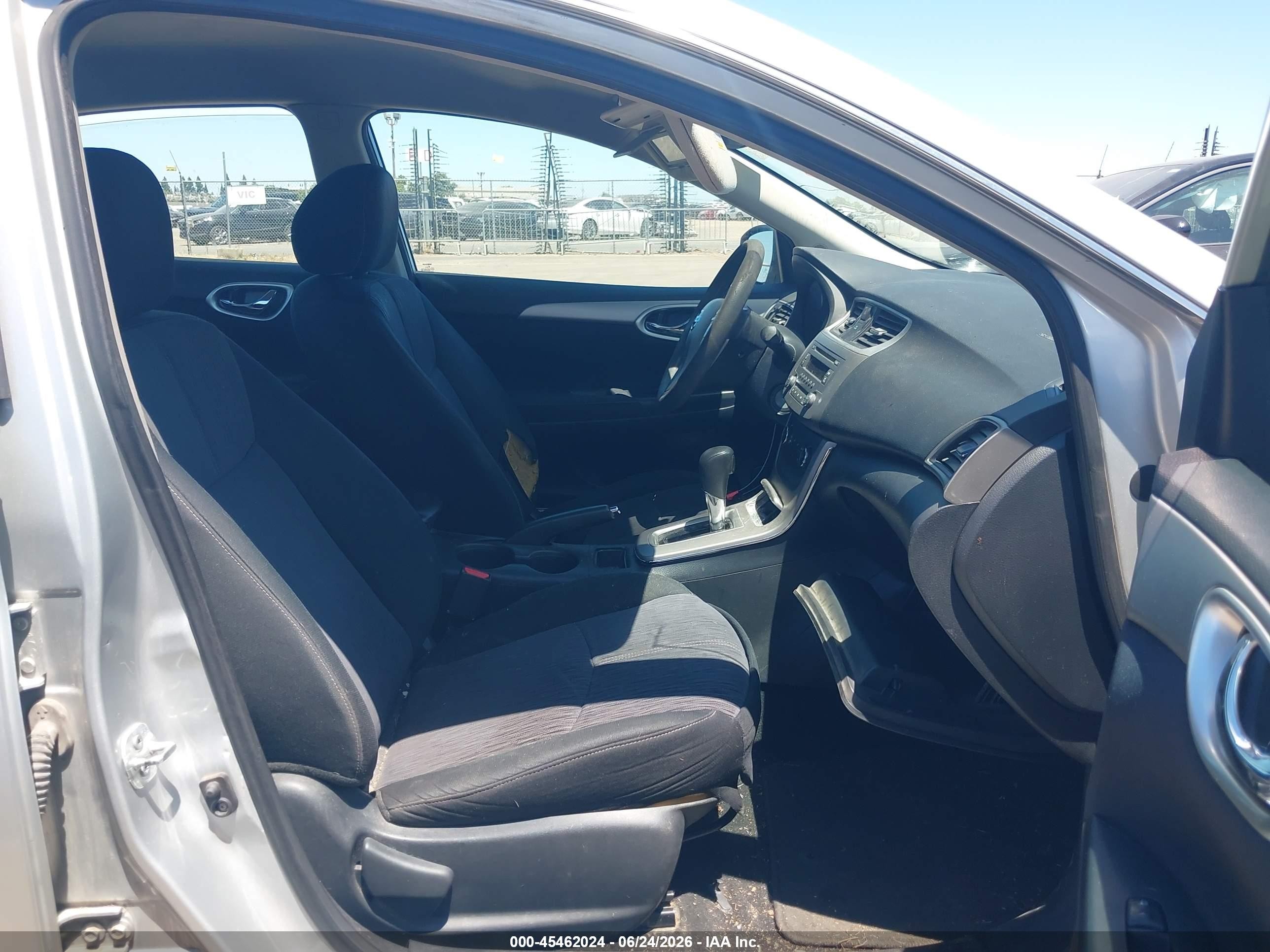 2014 Nissan Sentra Sv Silver vin: 3N1AB7AP1EY310368