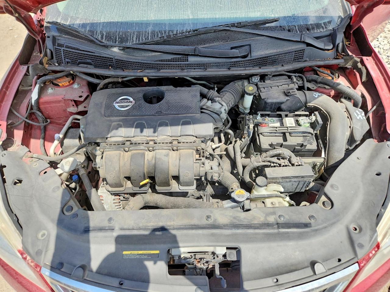 2014 Nissan Sentra Sr Бордовый vin: 3N1AB7AP1EY314534