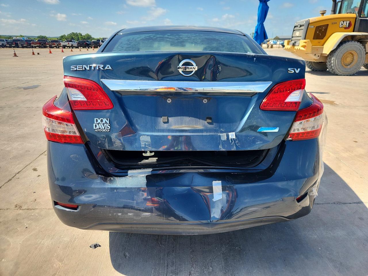 2014 Nissan Sentra Sv Синий vin: 3N1AB7AP1EY316087