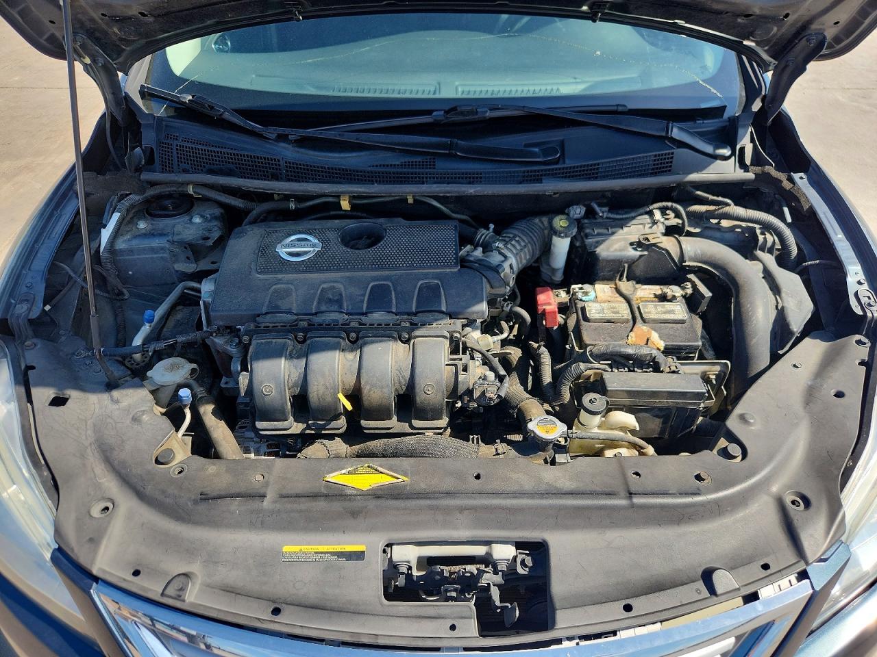 2014 Nissan Sentra Sv Синий vin: 3N1AB7AP1EY316087