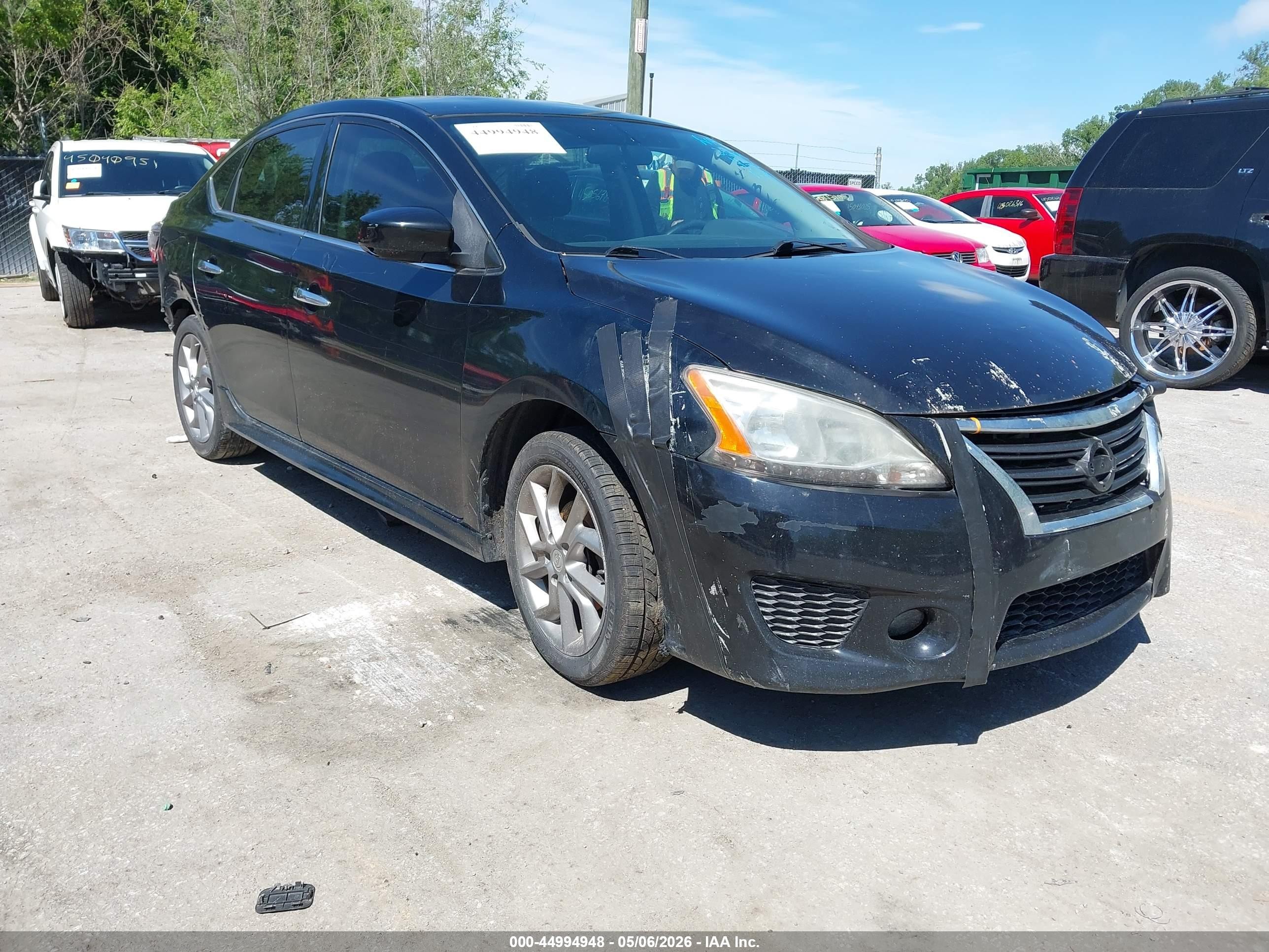 2014 Nissan Sentra Sr Black vin: 3N1AB7AP1EY320088