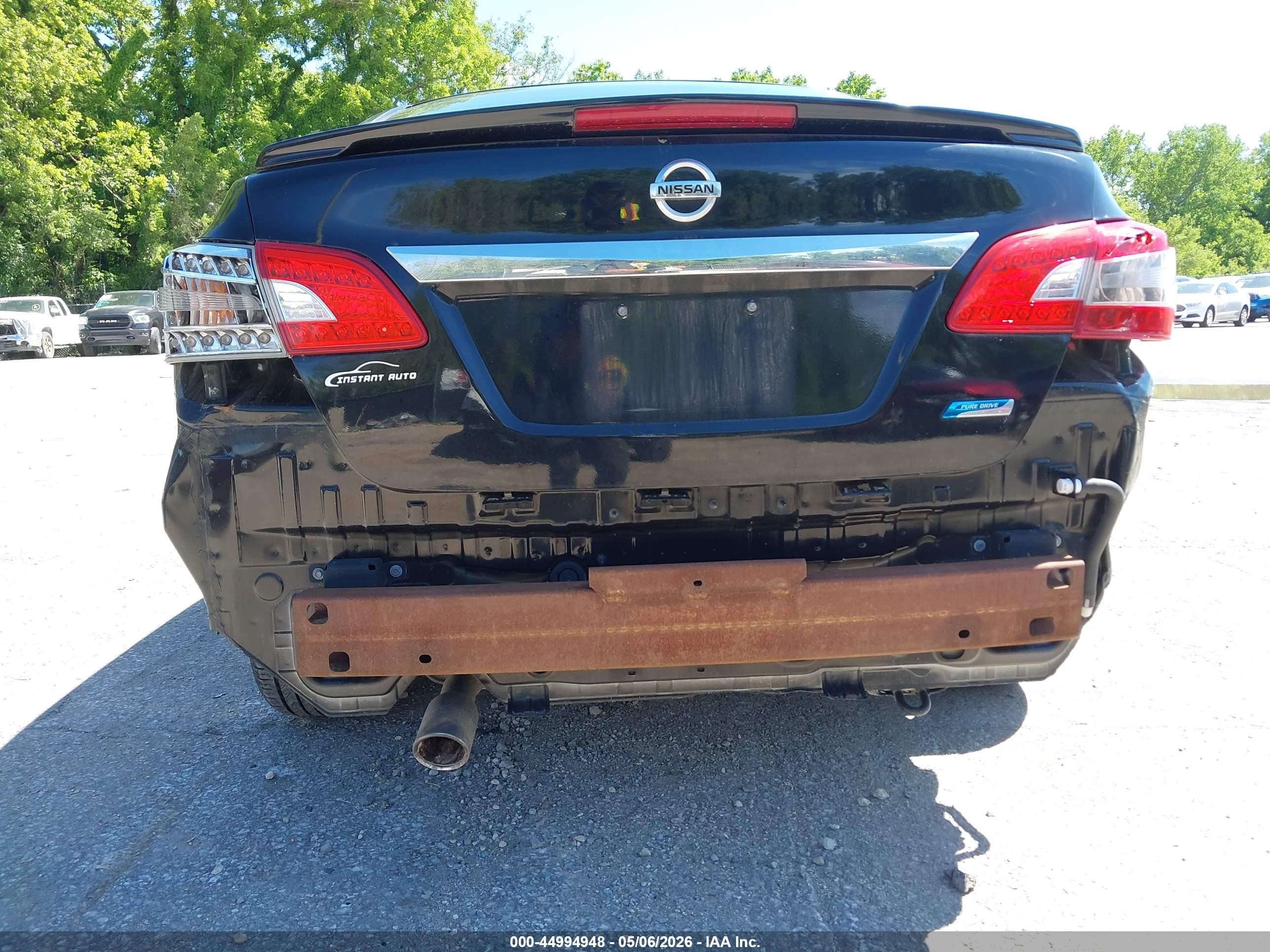 2014 Nissan Sentra Sr Black vin: 3N1AB7AP1EY320088