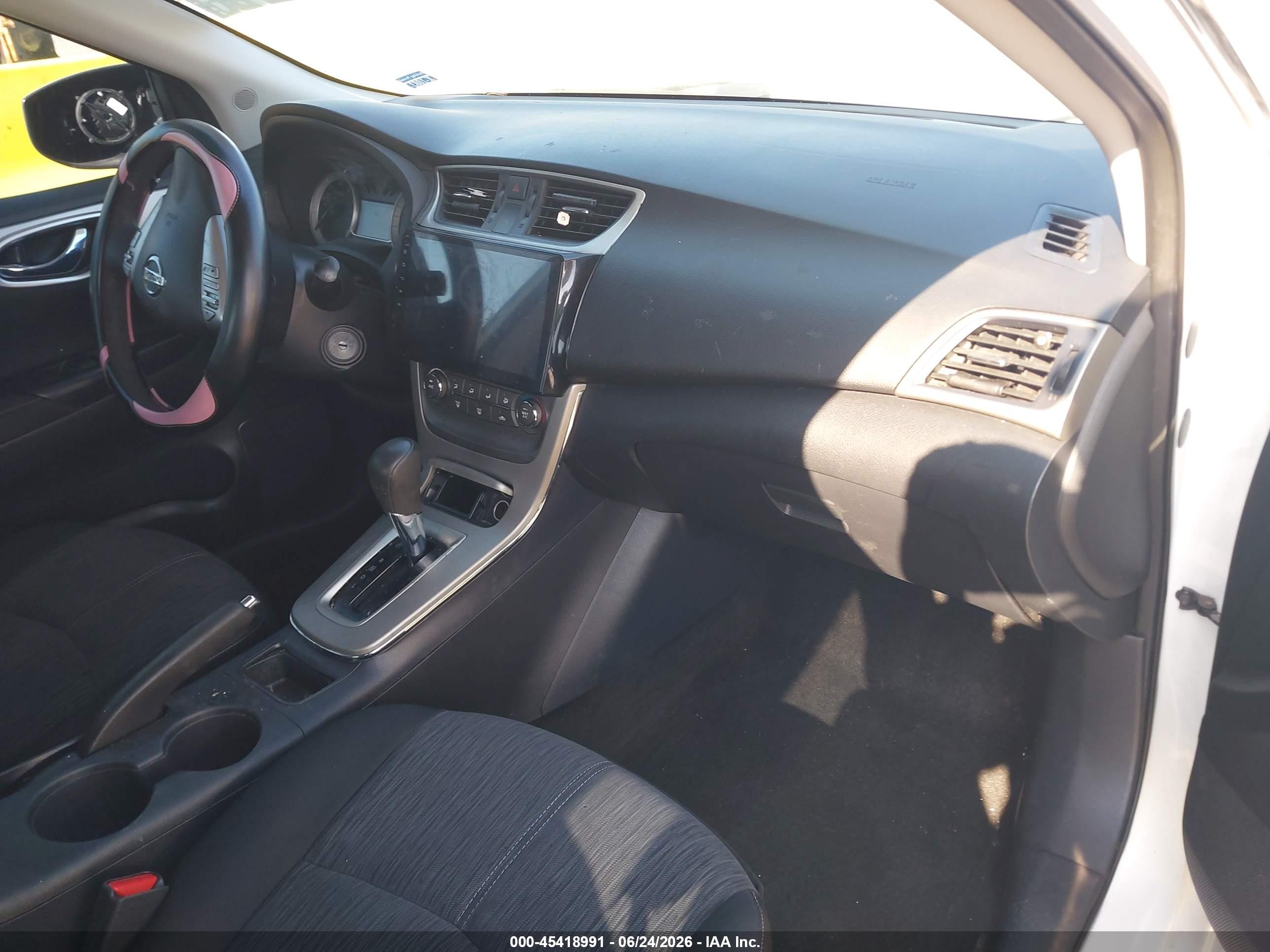 2014 Nissan Sentra Sv White vin: 3N1AB7AP1EY321368