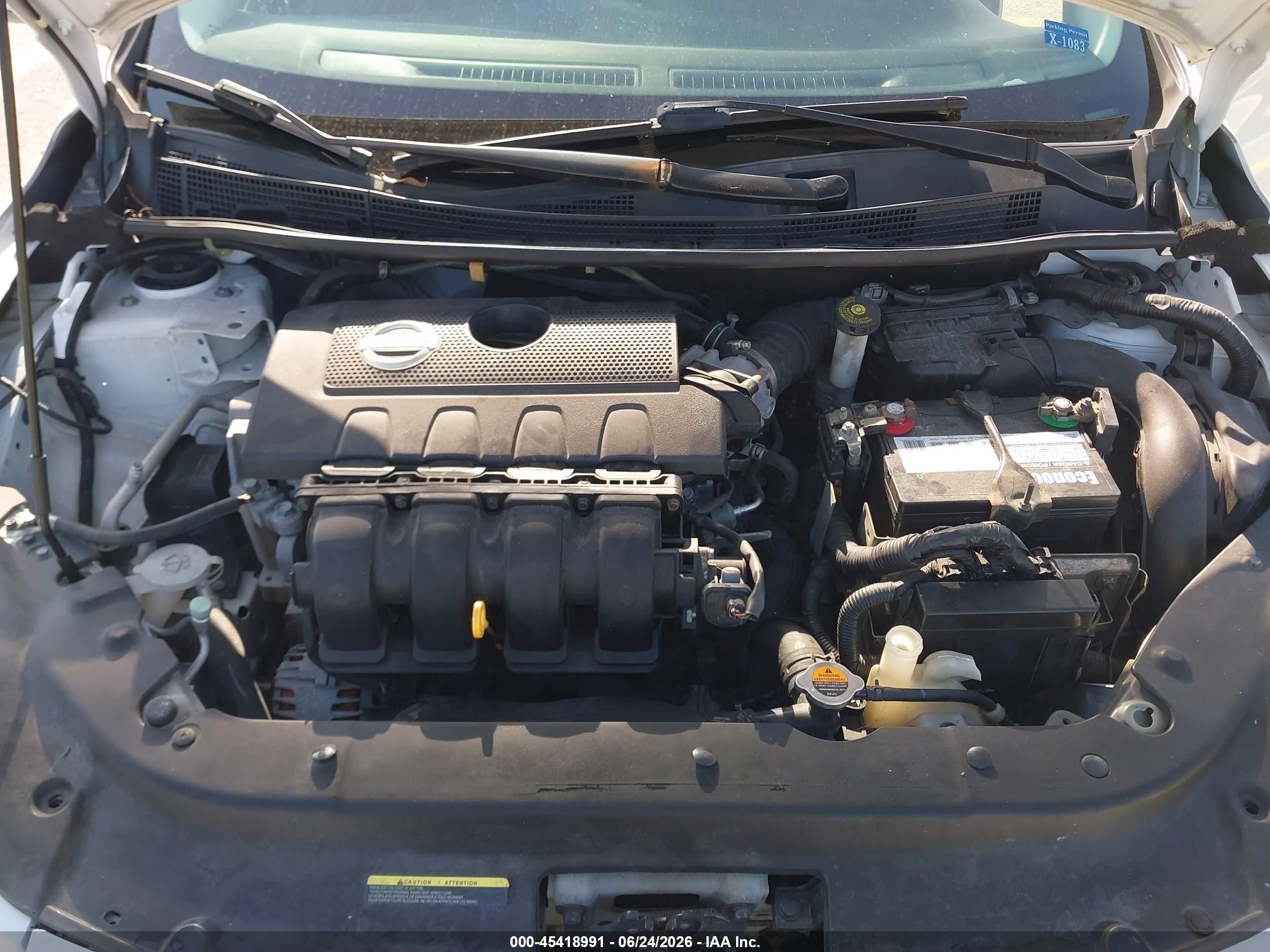 2014 Nissan Sentra Sv White vin: 3N1AB7AP1EY321368