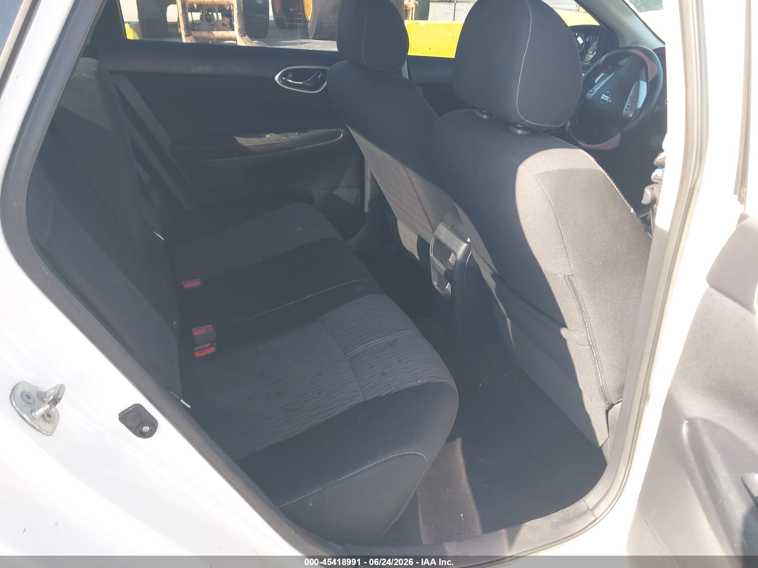 2014 Nissan Sentra Sv White vin: 3N1AB7AP1EY321368