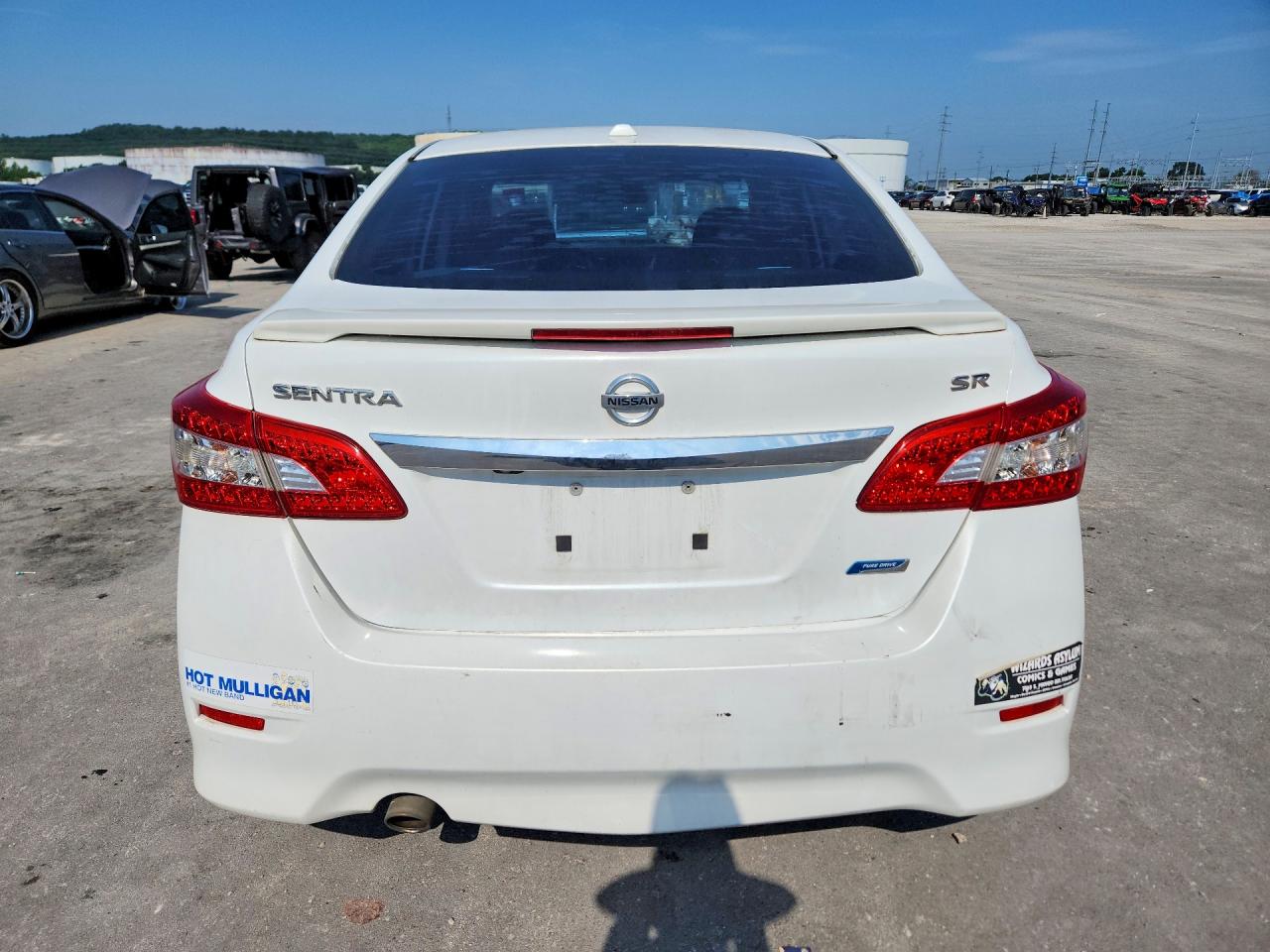 2014 Nissan Sentra Sr White vin: 3N1AB7AP1EY323847