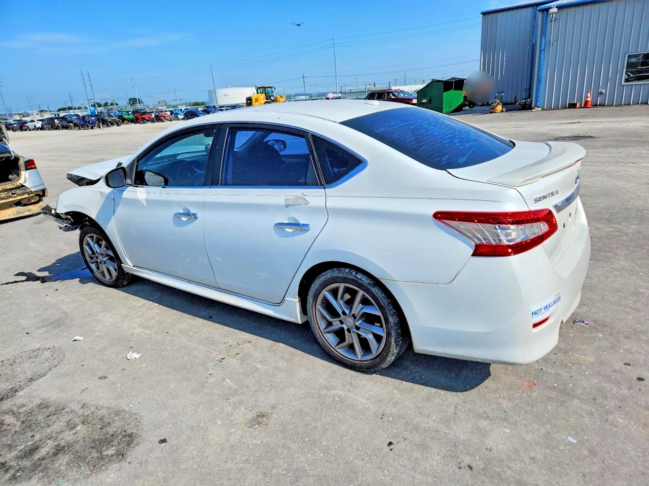 2014 Nissan Sentra Sr White vin: 3N1AB7AP1EY323847