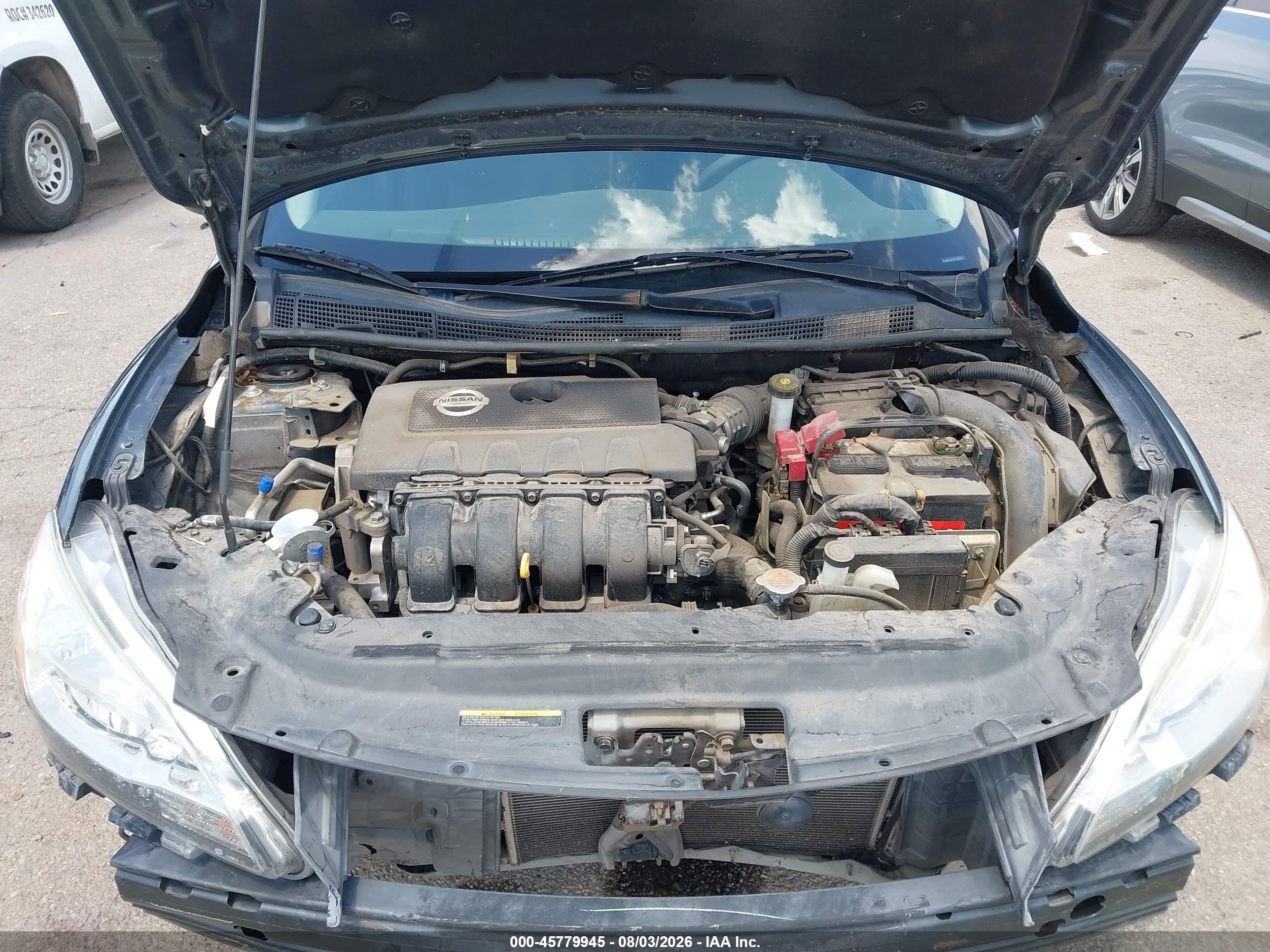 2014 Nissan Sentra Sv Green vin: 3N1AB7AP1EY323850