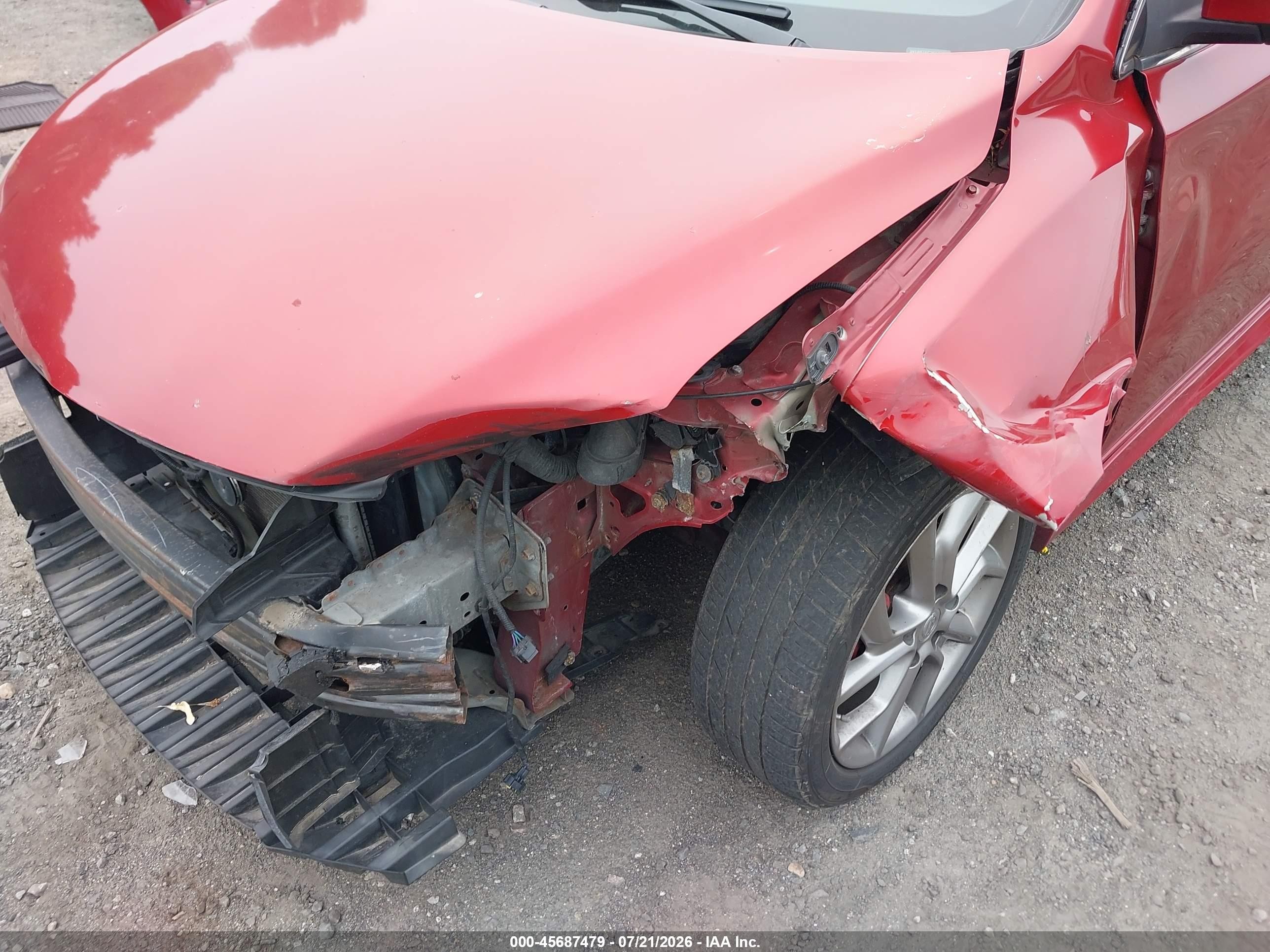 2014 Nissan Sentra Sr Red vin: 3N1AB7AP1EY324951