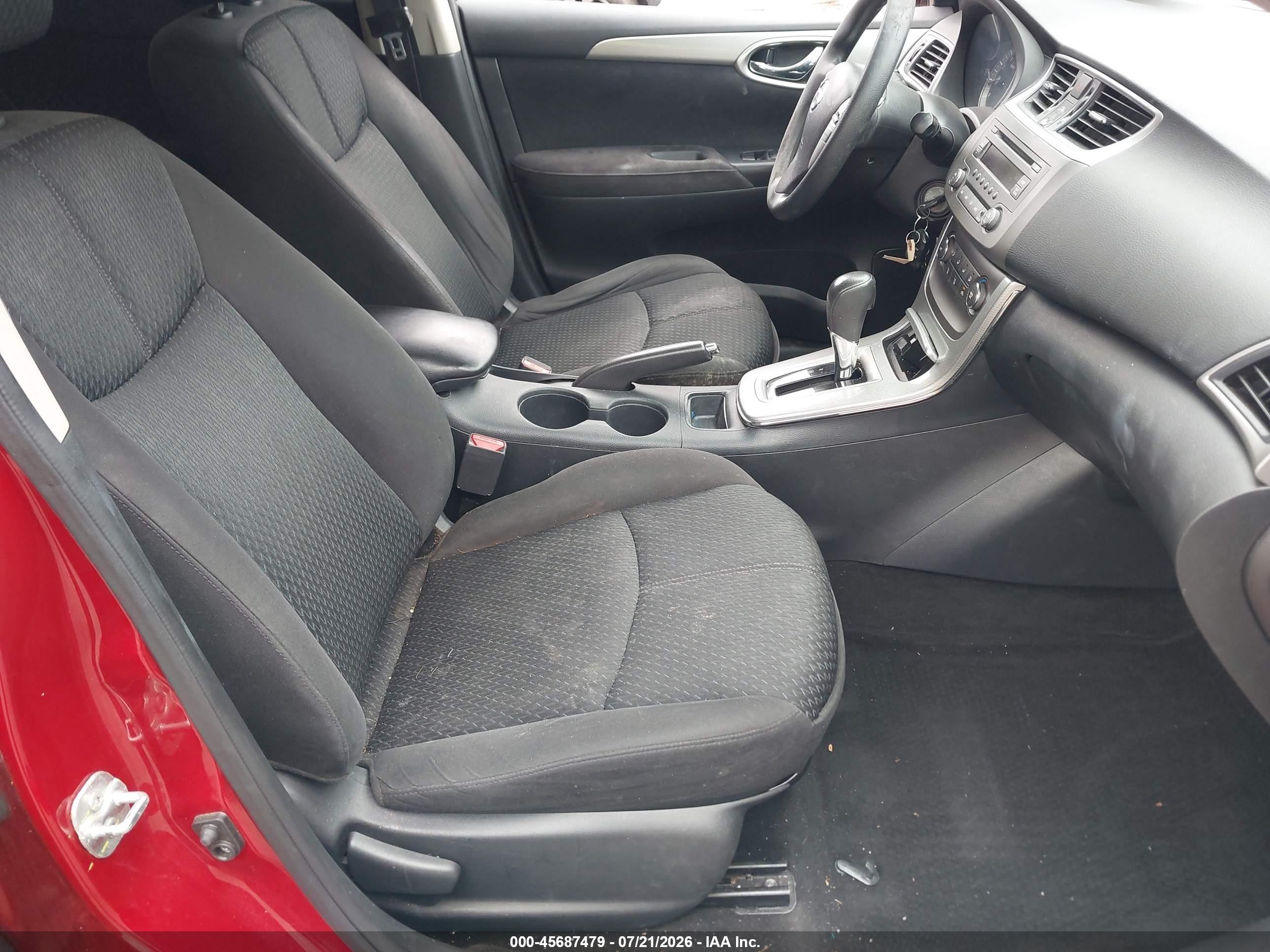 2014 Nissan Sentra Sr Red vin: 3N1AB7AP1EY324951