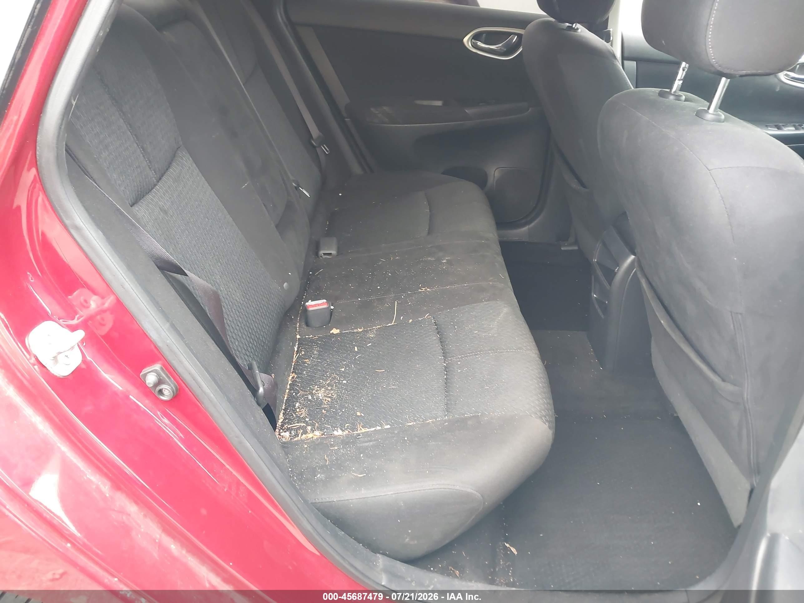2014 Nissan Sentra Sr Red vin: 3N1AB7AP1EY324951