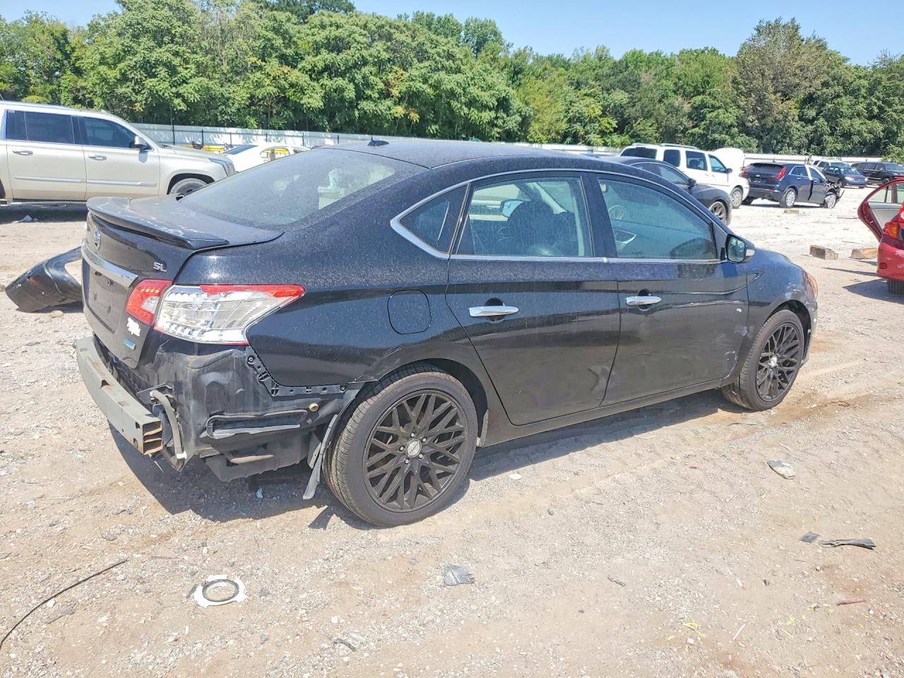 2014 Nissan Sentra Sl Black vin: 3N1AB7AP1EY327901