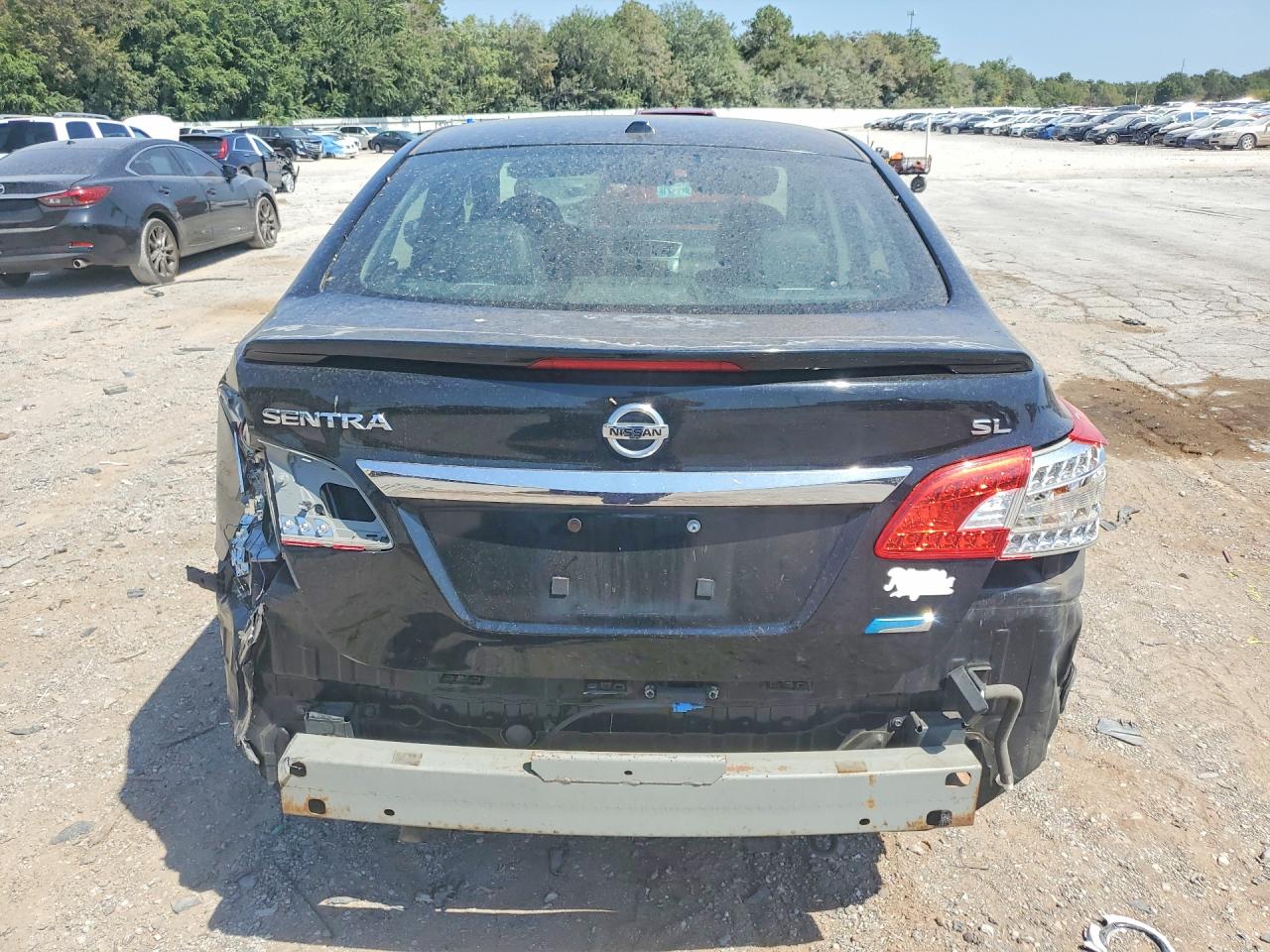2014 Nissan Sentra Sl Black vin: 3N1AB7AP1EY327901