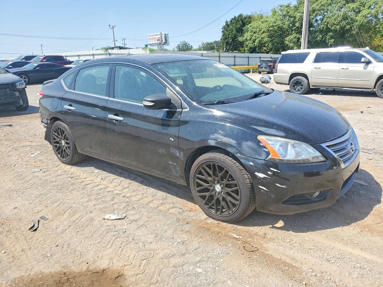 2014 Nissan Sentra Sl Black vin: 3N1AB7AP1EY327901