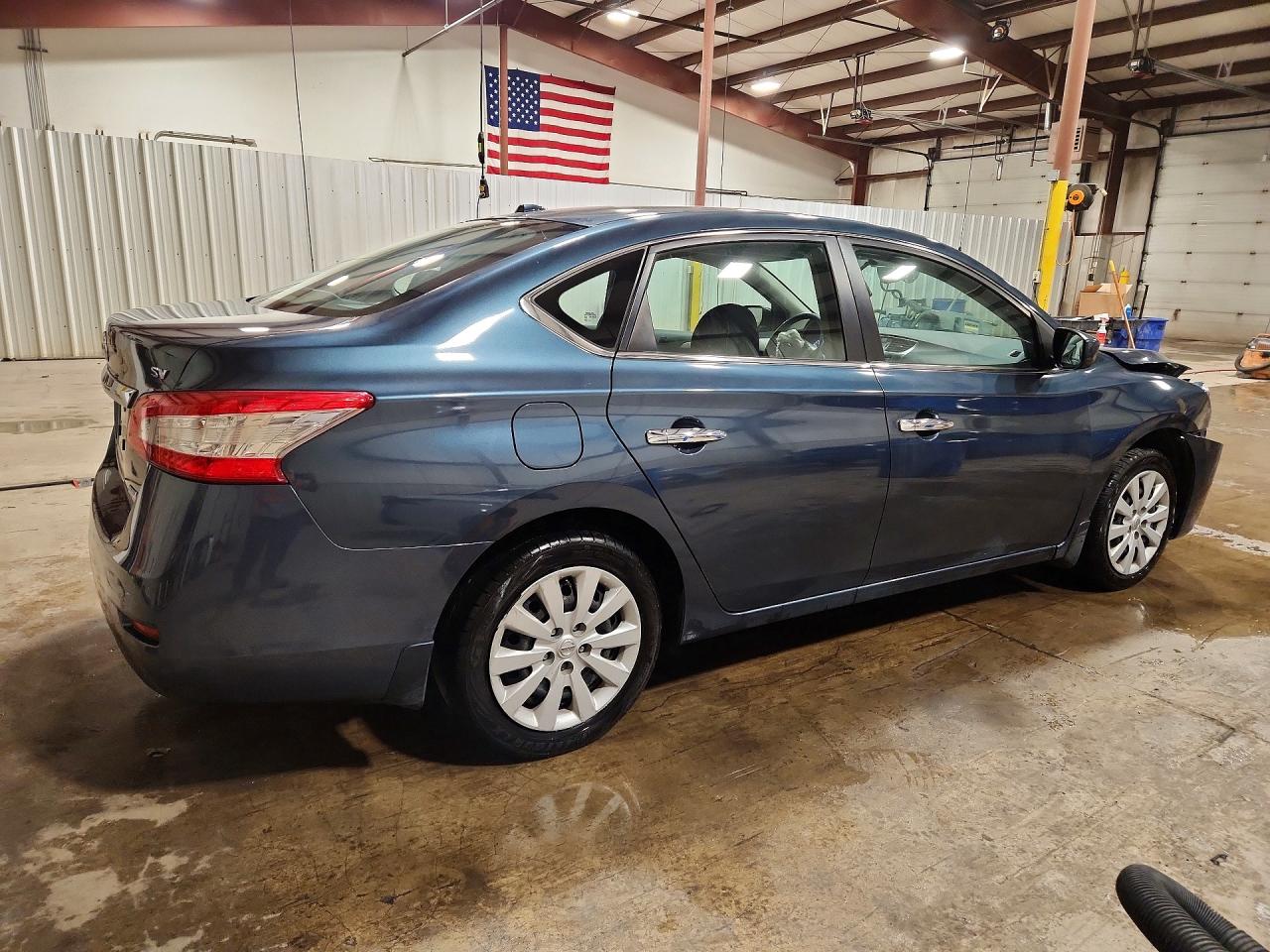 2014 Nissan Sentra Sv Gray vin: 3N1AB7AP1EY330961