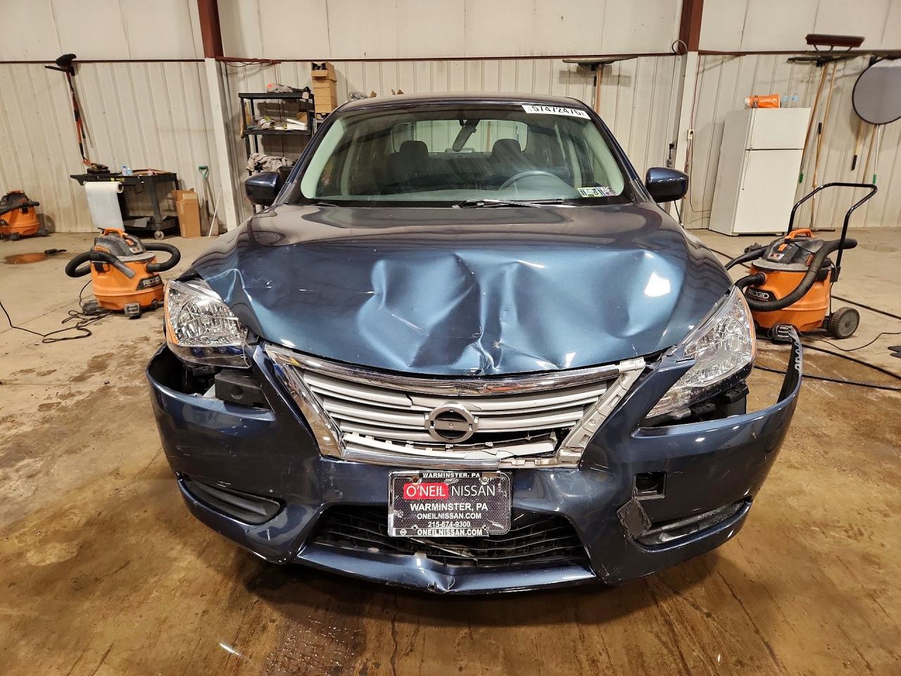 2014 Nissan Sentra Sv Gray vin: 3N1AB7AP1EY330961