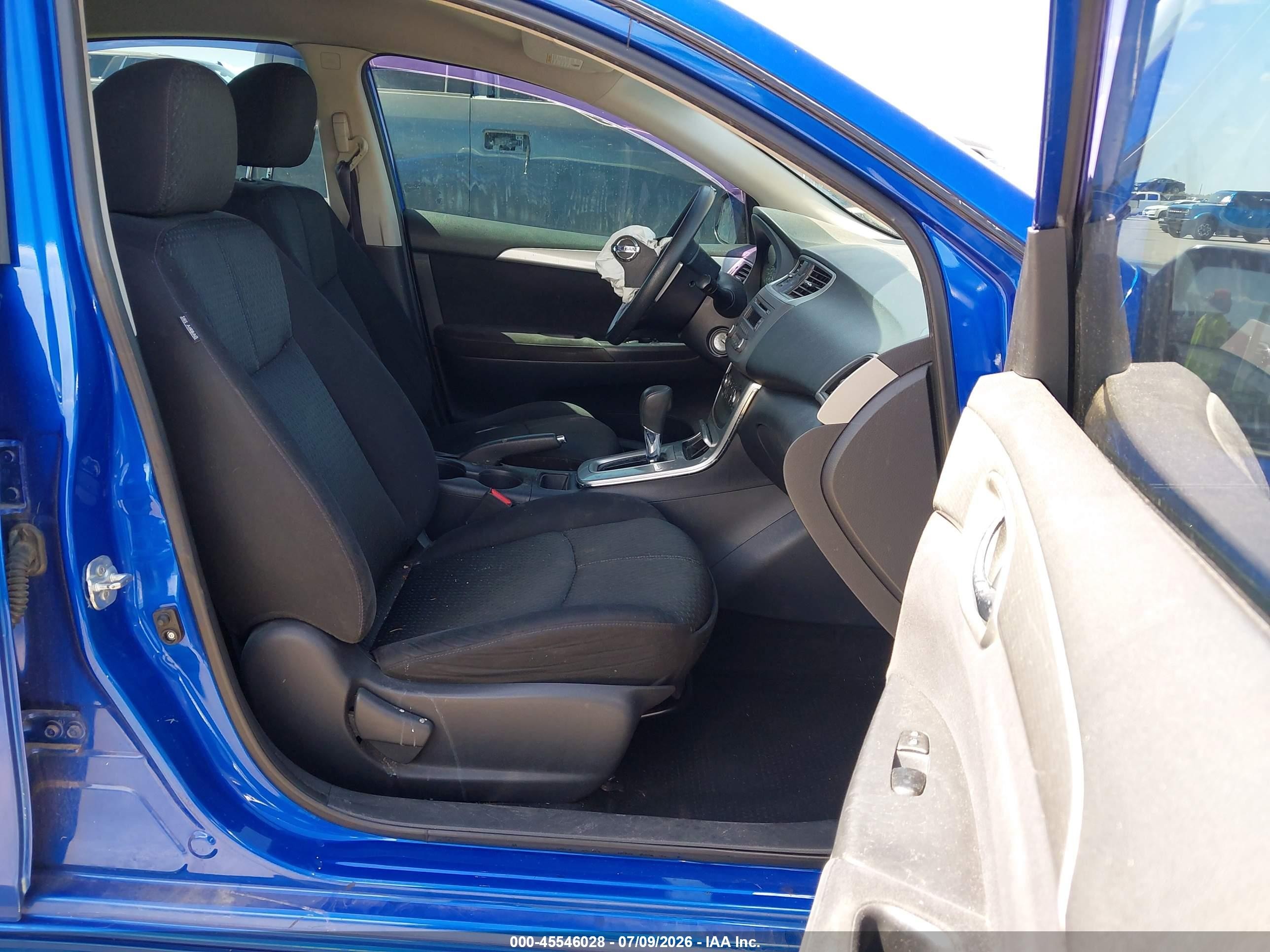 2014 Nissan Sentra Sr Blue vin: 3N1AB7AP1EY331835