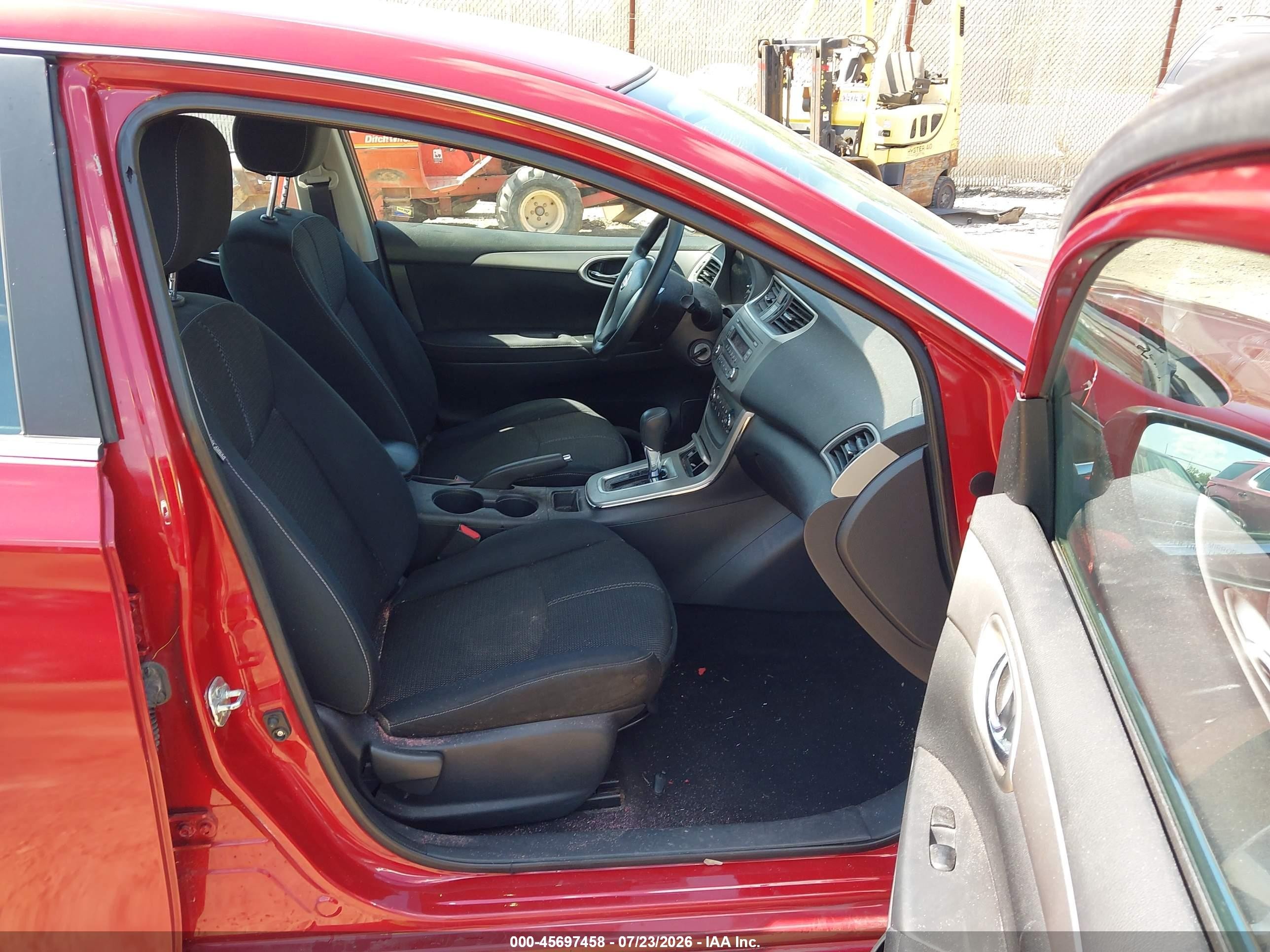 2014 Nissan Sentra S Red vin: 3N1AB7AP1EY338574