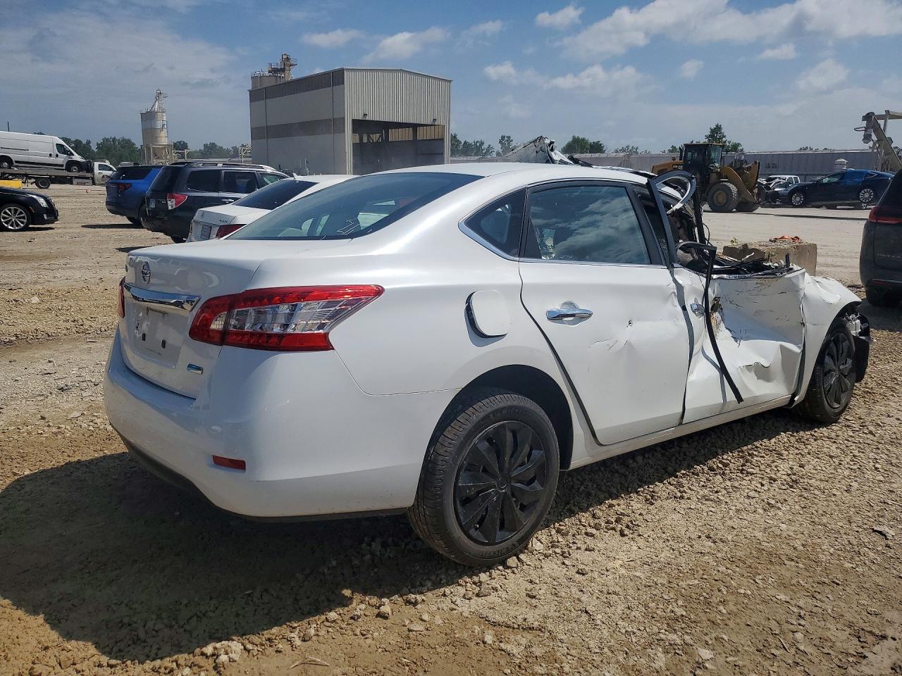 2014 Nissan Sentra S Белый vin: 3N1AB7AP1EY341443