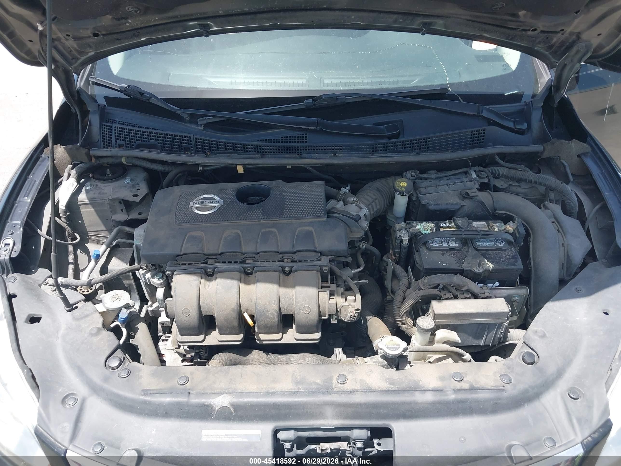 2014 Nissan Sentra Sv Black vin: 3N1AB7AP1EY341491