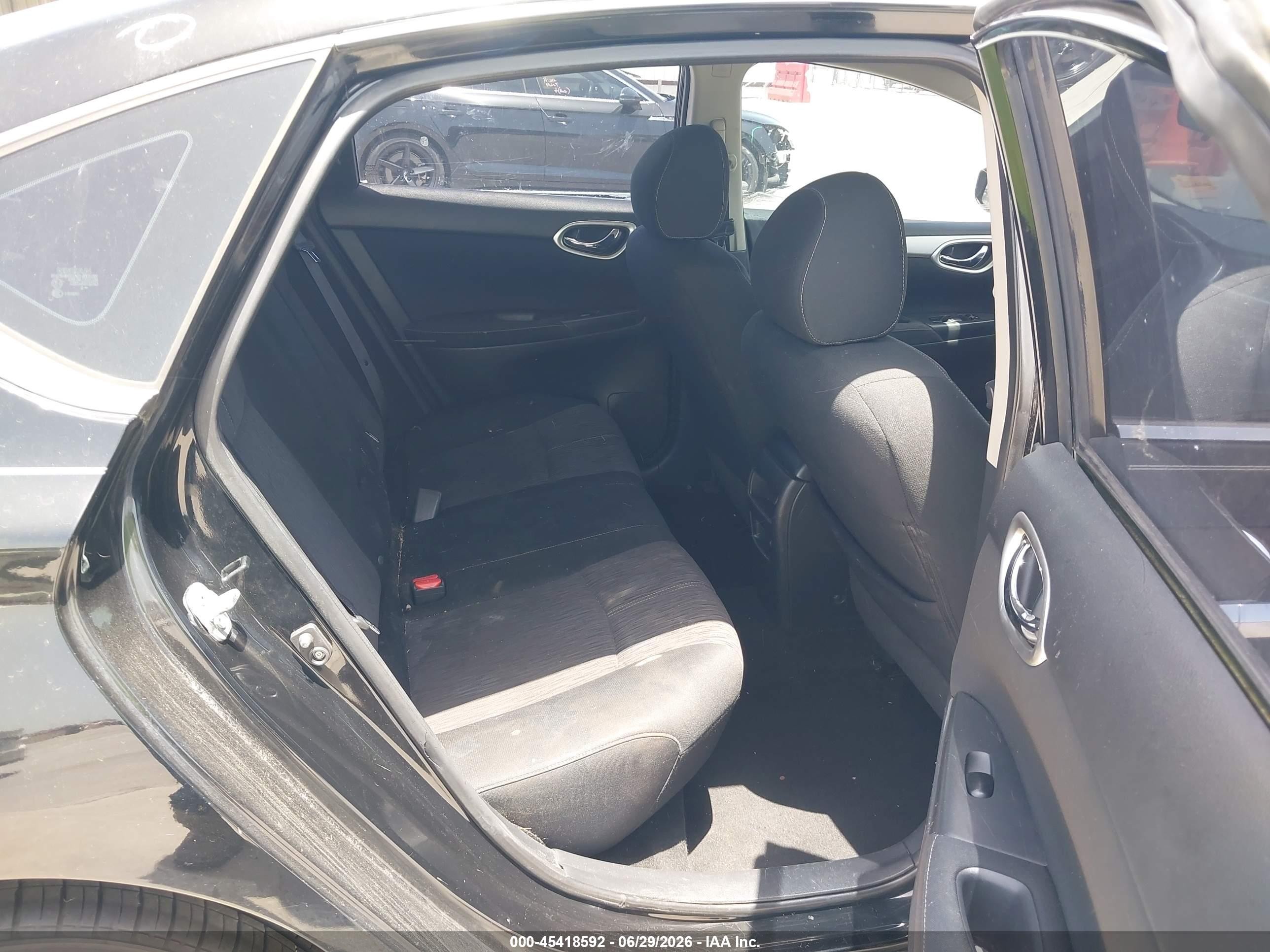 2014 Nissan Sentra Sv Black vin: 3N1AB7AP1EY341491