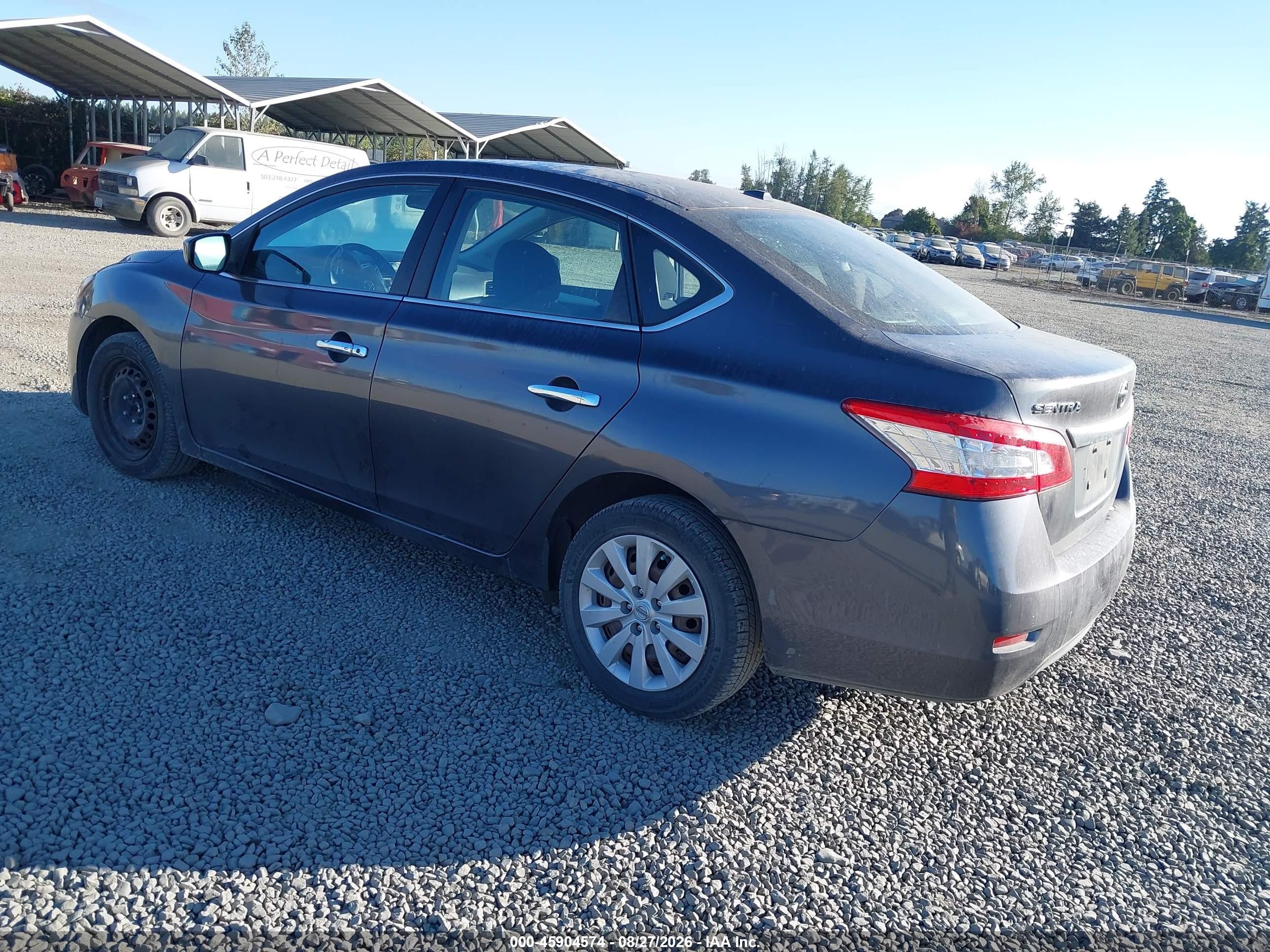 2015 Nissan Sentra Fe+ S/s/sl/sr/sv Gray vin: 3N1AB7AP1FL631695