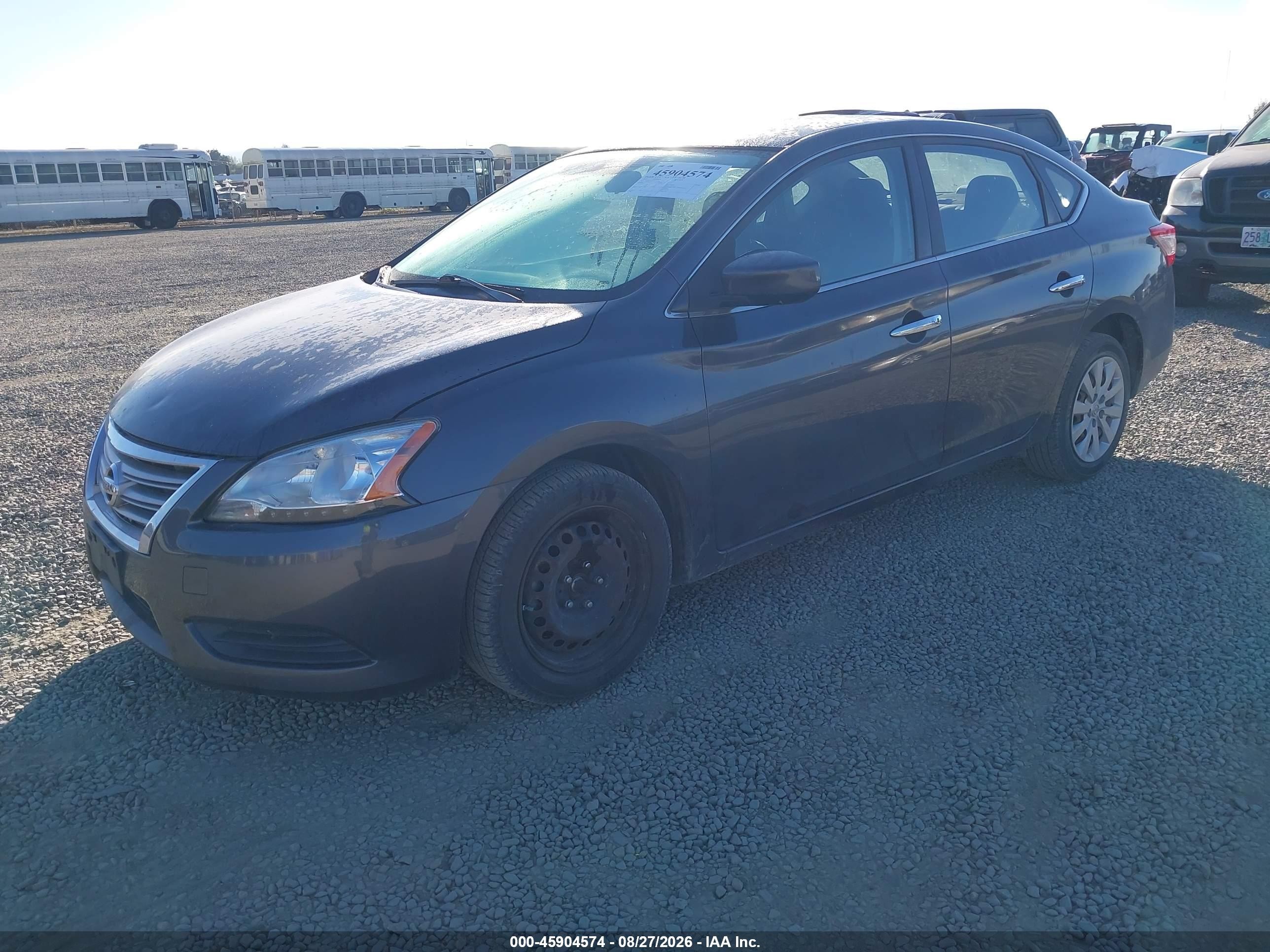 2015 Nissan Sentra Fe+ S/s/sl/sr/sv Gray vin: 3N1AB7AP1FL631695