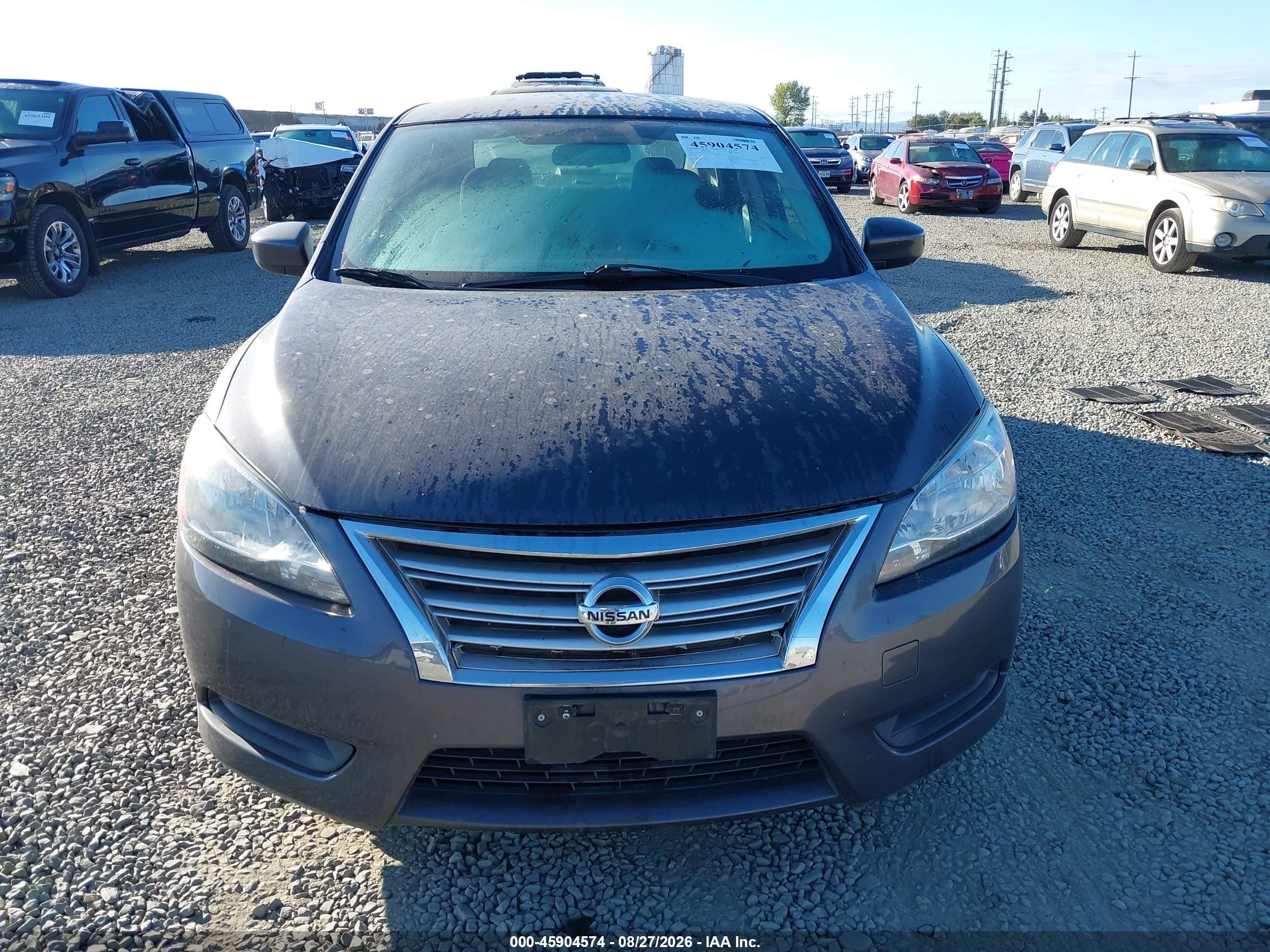 2015 Nissan Sentra Fe+ S/s/sl/sr/sv Gray vin: 3N1AB7AP1FL631695
