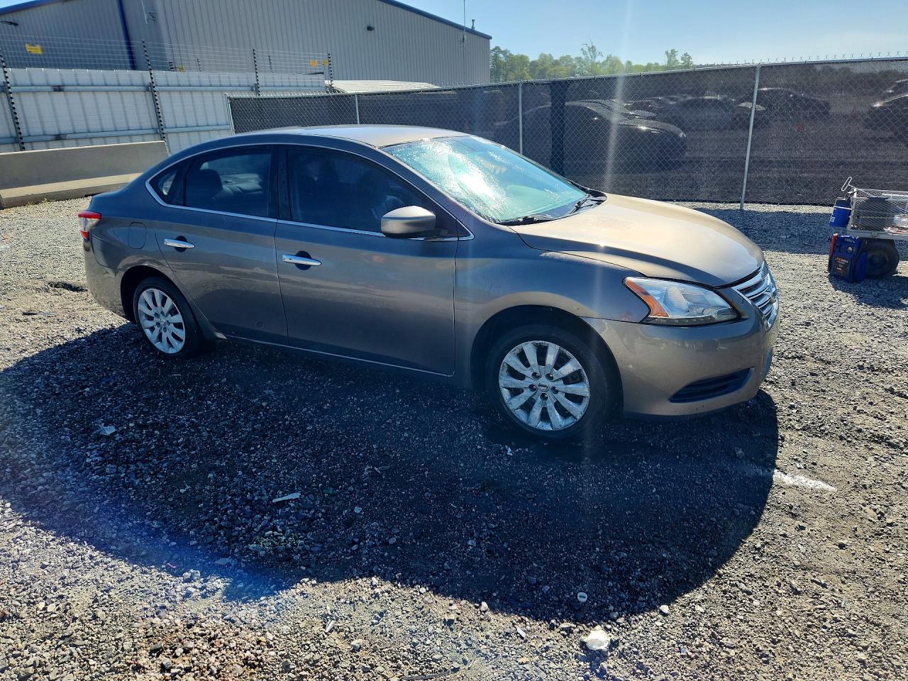 2015 Nissan Sentra Sv Brown vin: 3N1AB7AP1FL634189