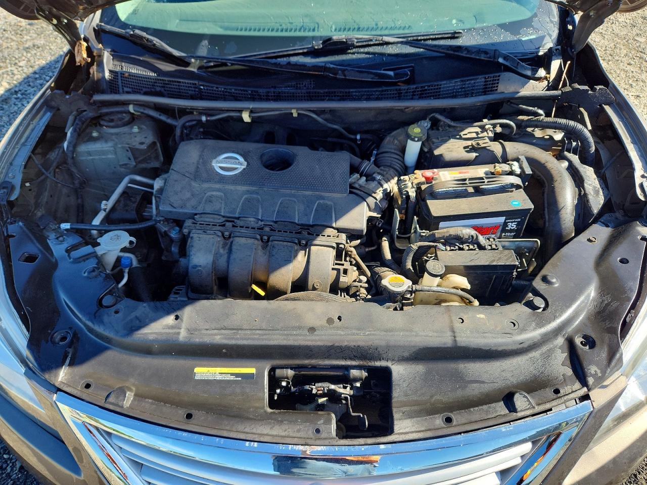 2015 Nissan Sentra Sv Brown vin: 3N1AB7AP1FL634189
