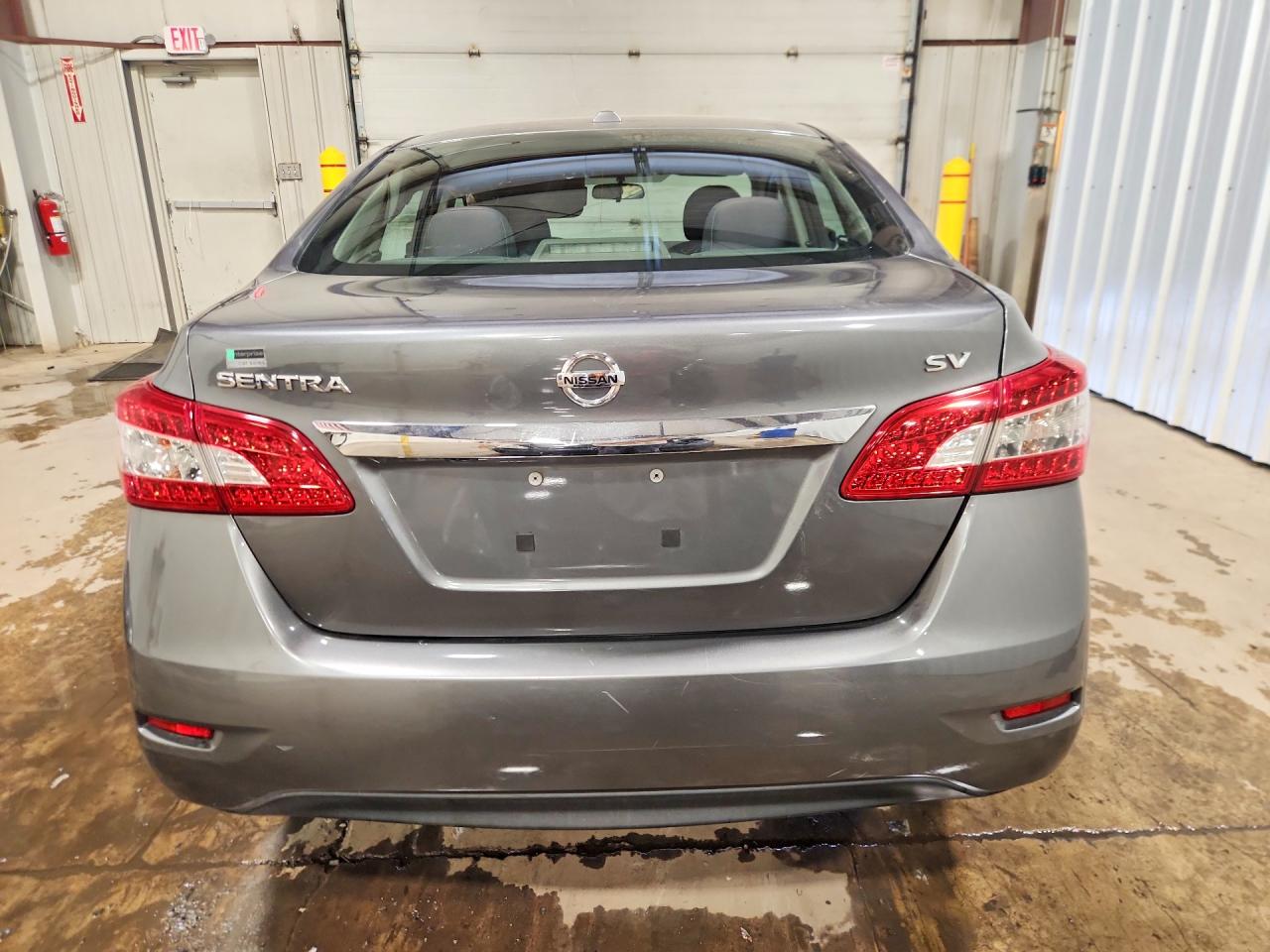 2015 Nissan Sentra Sv Gray vin: 3N1AB7AP1FL638114