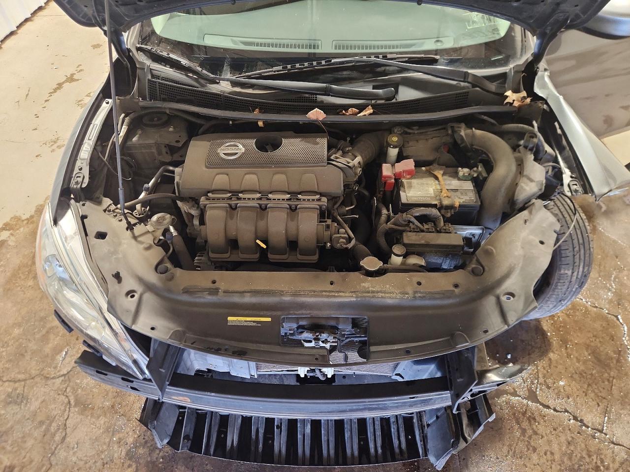 2015 Nissan Sentra Sv Gray vin: 3N1AB7AP1FL638114