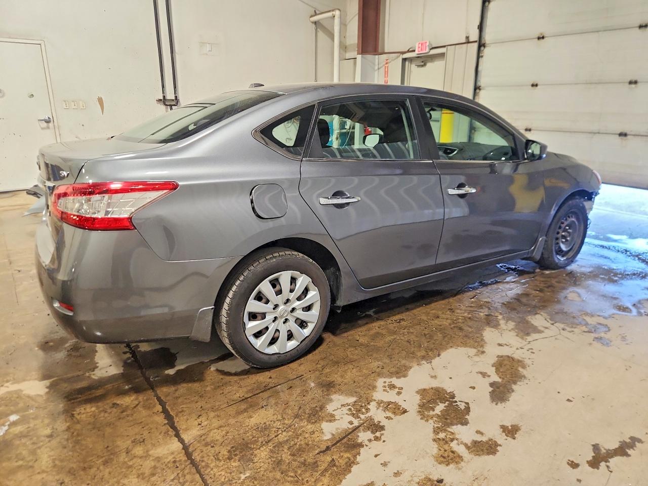 2015 Nissan Sentra Sv Gray vin: 3N1AB7AP1FL638114