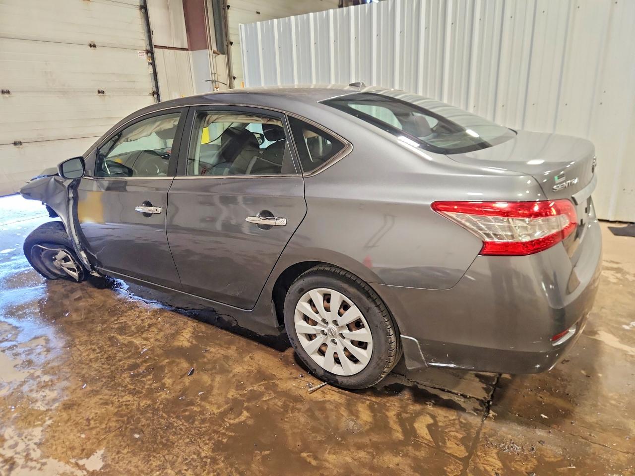 2015 Nissan Sentra Sv Gray vin: 3N1AB7AP1FL638114