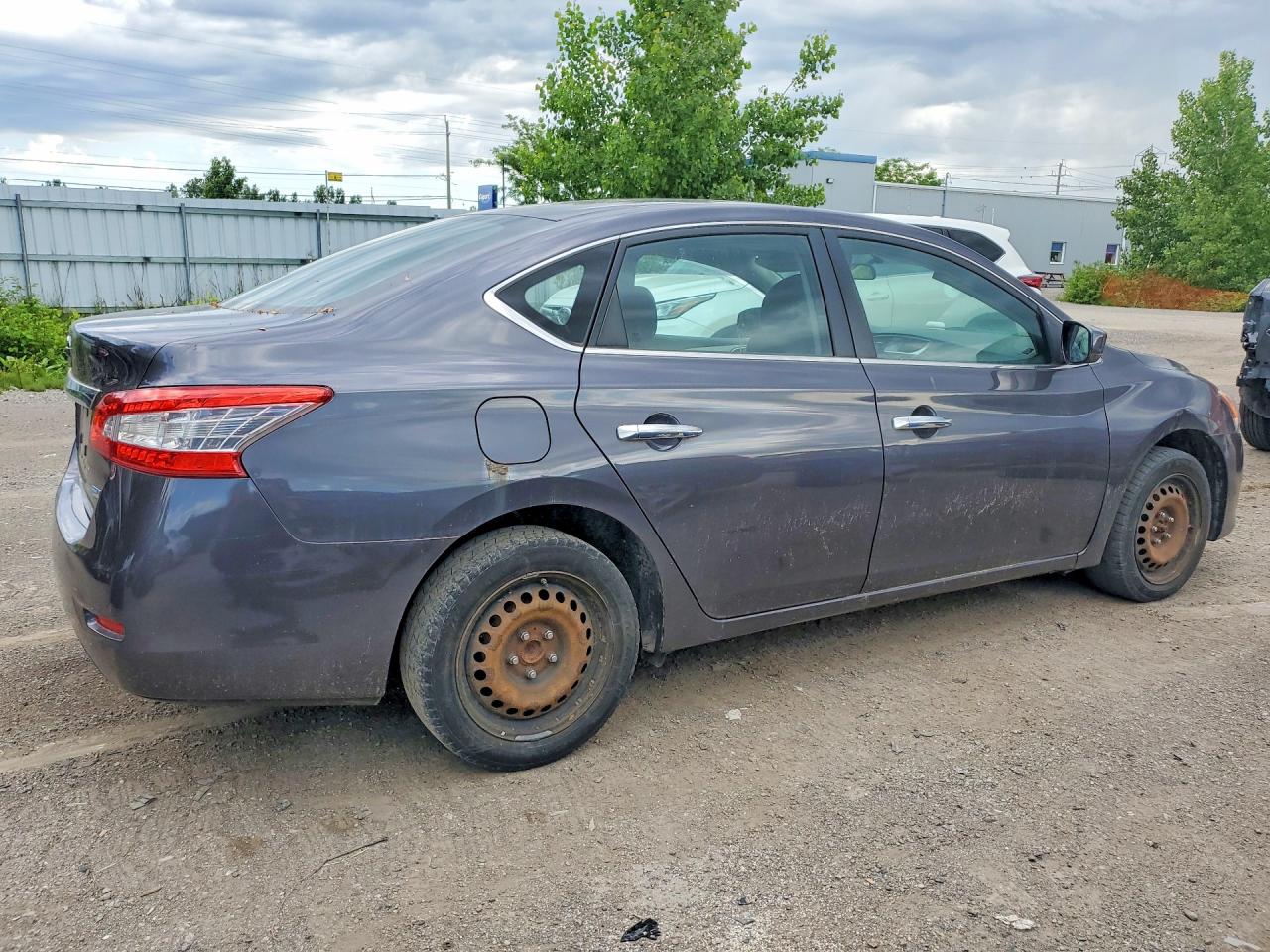 2015 Nissan Sentra S Gray vin: 3N1AB7AP1FL651932