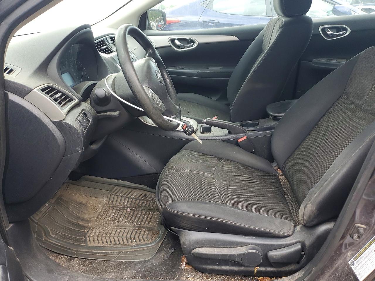 2015 Nissan Sentra S Gray vin: 3N1AB7AP1FL651932