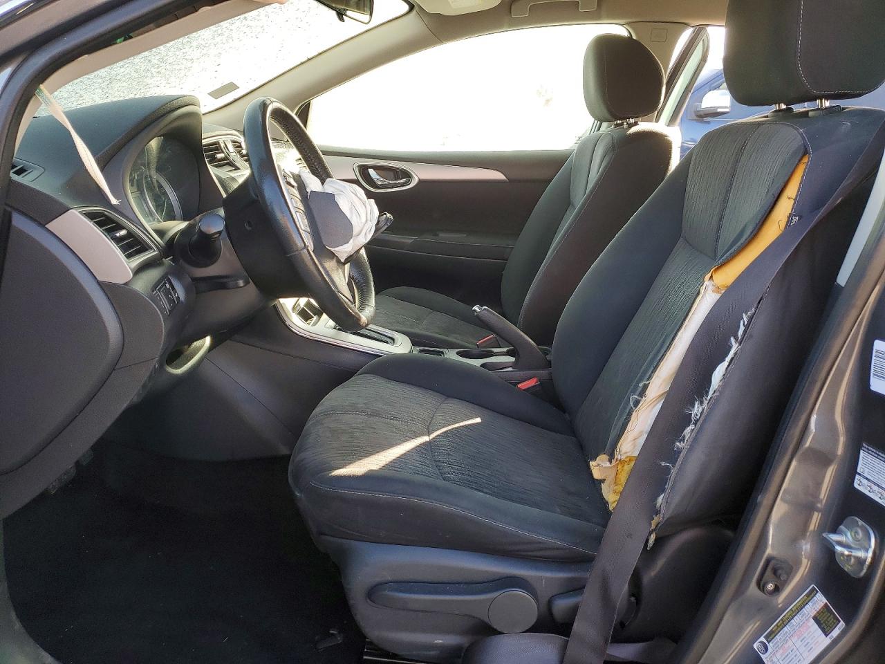 2015 Nissan Sentra S Серый vin: 3N1AB7AP1FL655799