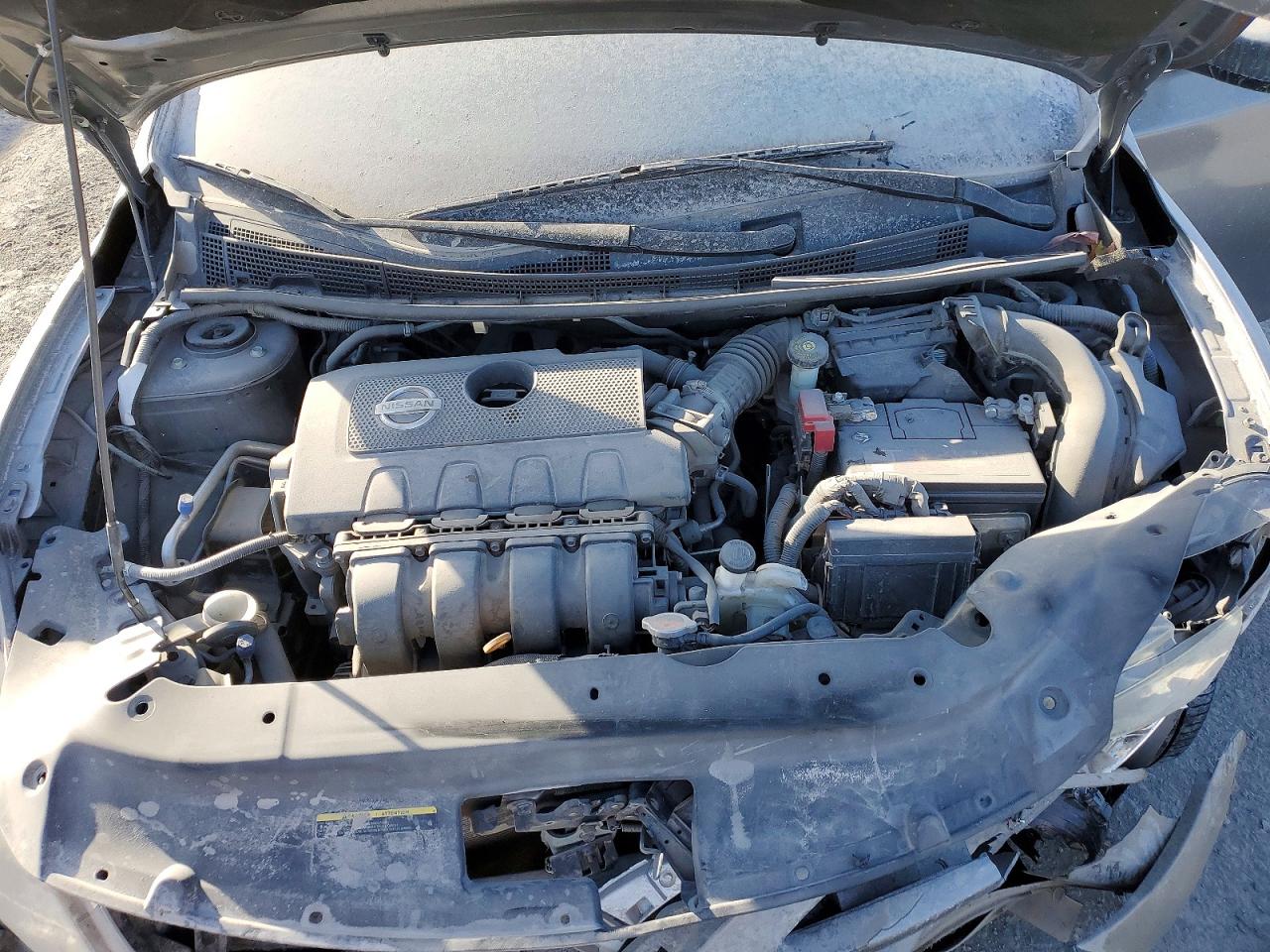 2015 Nissan Sentra S Серый vin: 3N1AB7AP1FL655799