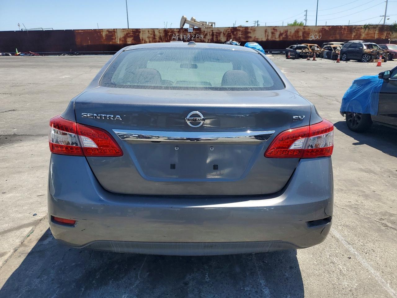 2015 Nissan Sentra Sv Gray vin: 3N1AB7AP1FL673462