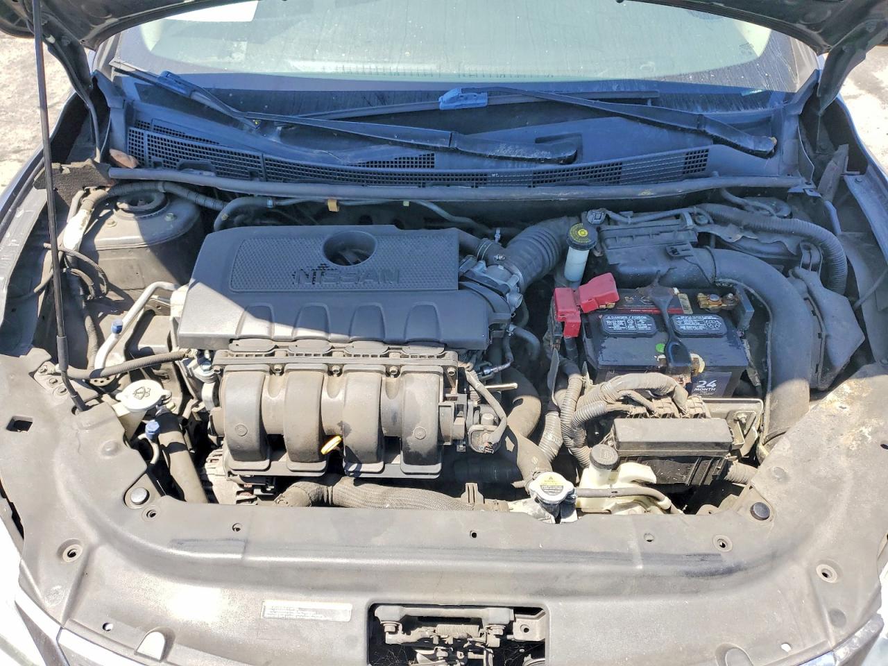 2015 Nissan Sentra Sv Gray vin: 3N1AB7AP1FL673462