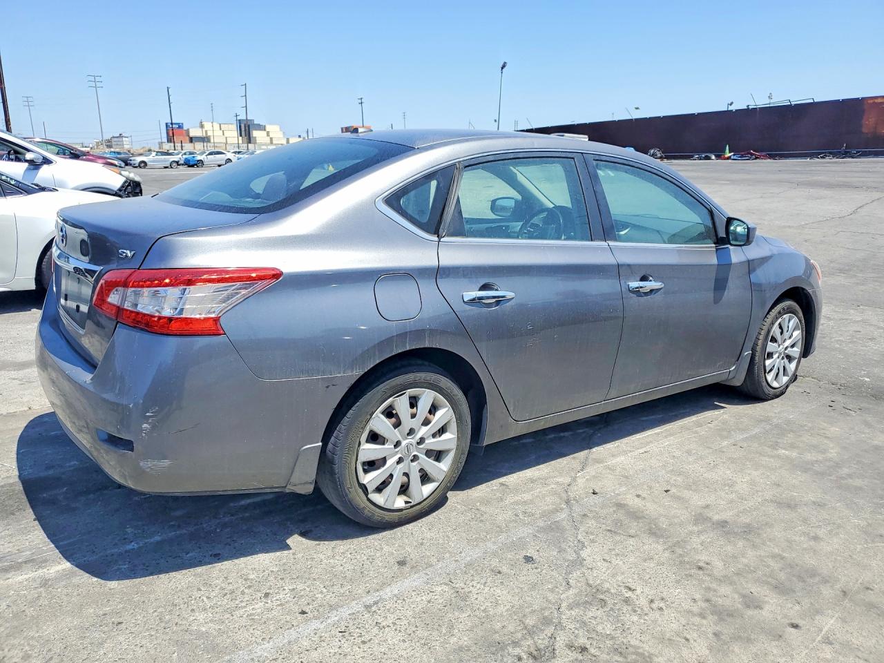 2015 Nissan Sentra Sv Gray vin: 3N1AB7AP1FL673462