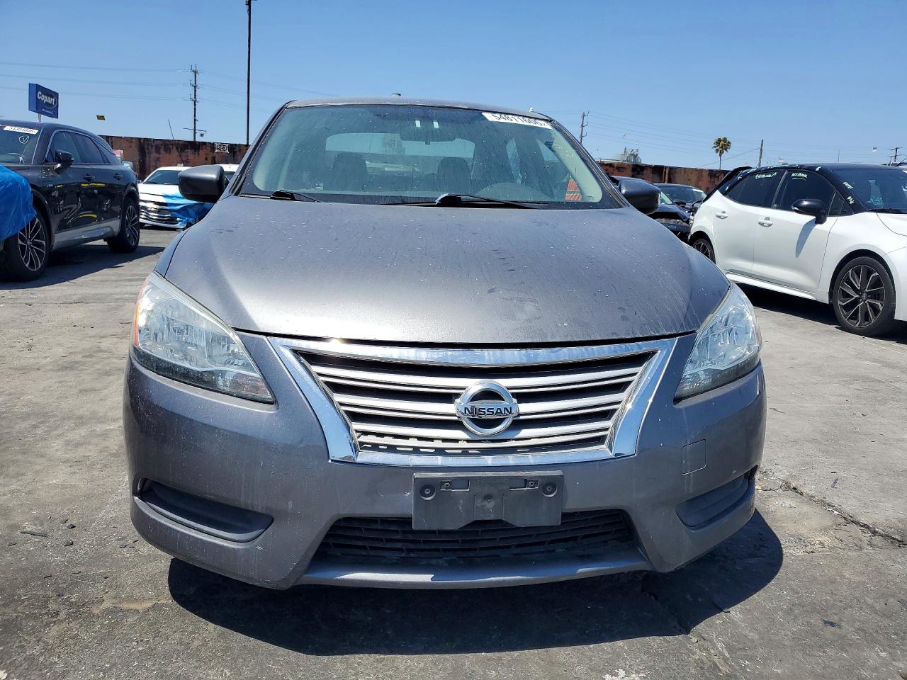 2015 Nissan Sentra Sv Gray vin: 3N1AB7AP1FL673462