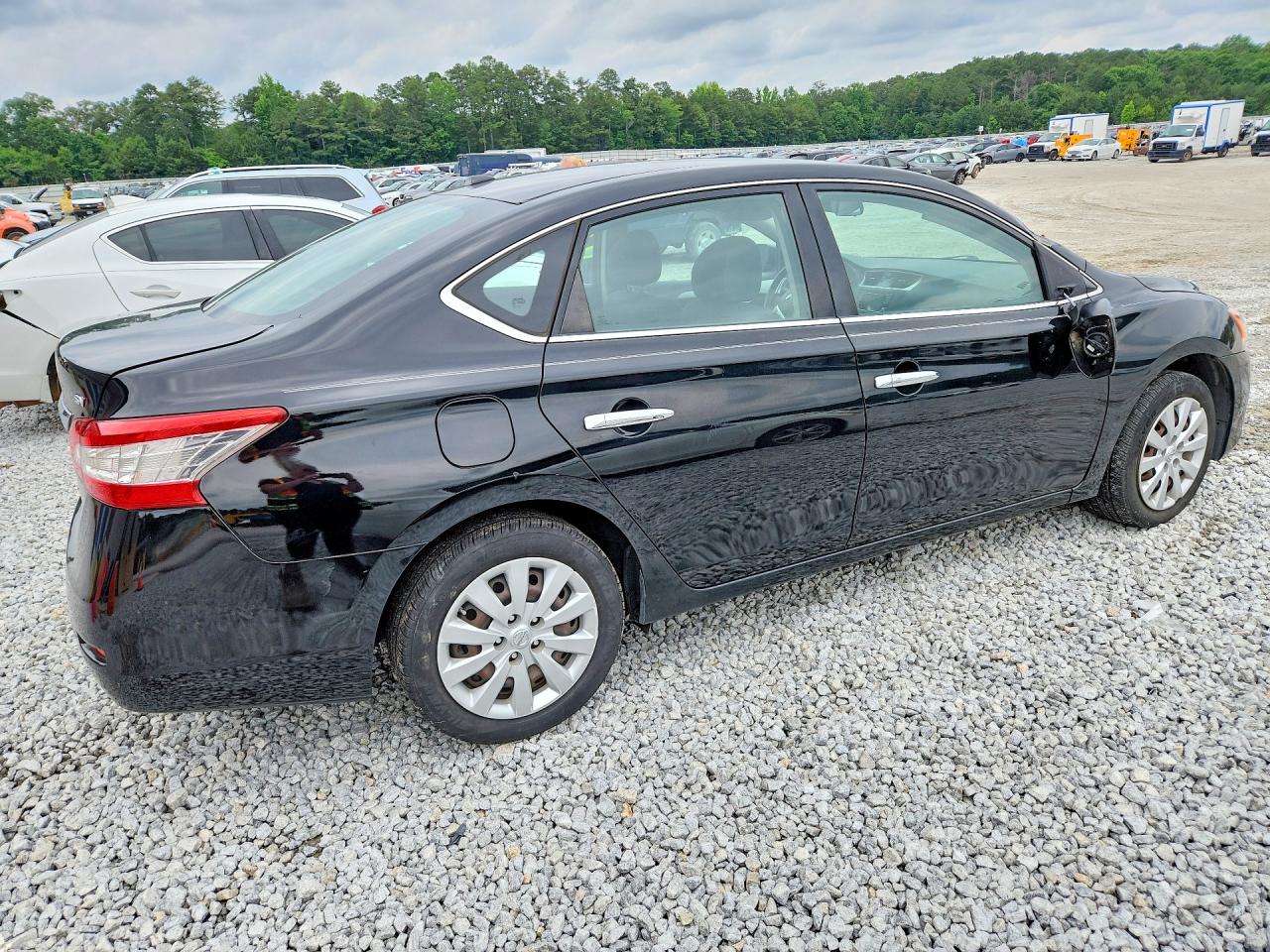 2015 Nissan Sentra Sv Black vin: 3N1AB7AP1FL675079